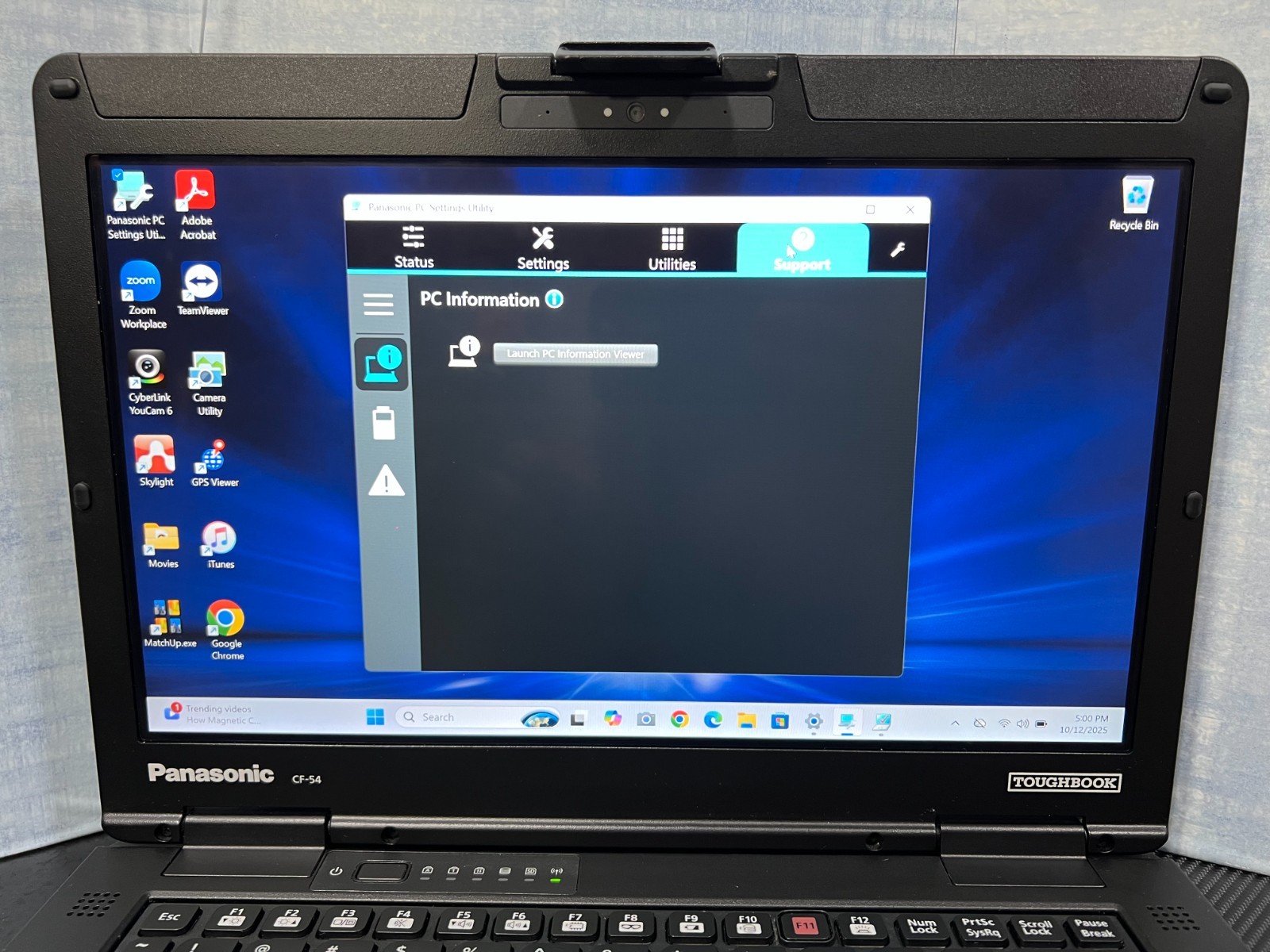 CF-54F9885KM, i5-6300U 2.40Ghz,8GB Mem,256GB SSD,Touchscreen,4G LTE,GPS,4,210Hrs