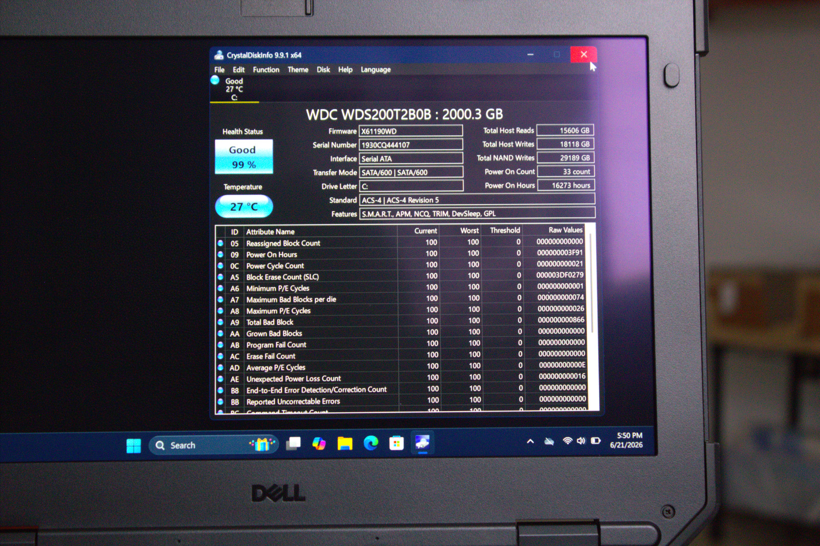 Dell Latitude 7424 Rugged i7-8650U AMD RX540 2TB SSD 64GB RAM Touch Good Cond.
