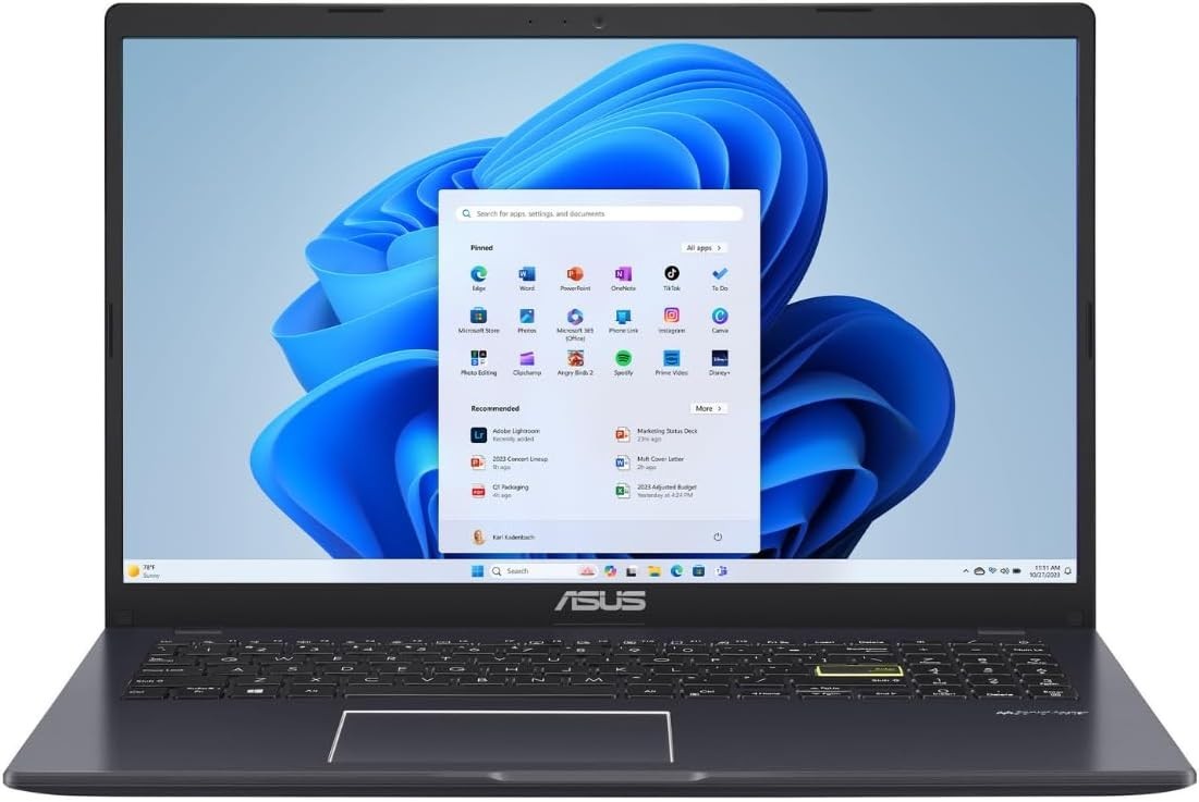 Lightweight 15.6” By Asus: Vivobook Go with SonicMaster for Perfect Sound