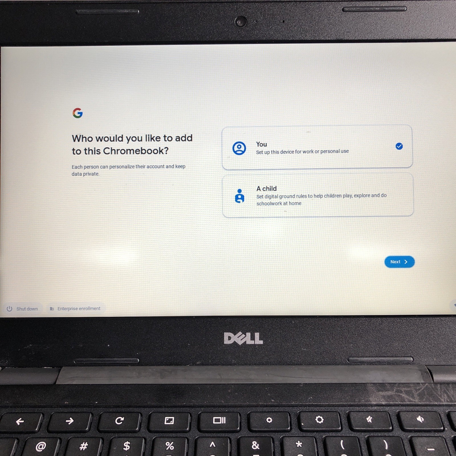 Dell Chromebook 11 3180 11.6″, Intel Celeron, 2GB RAM+16GB SSD w/ Charger WORKS