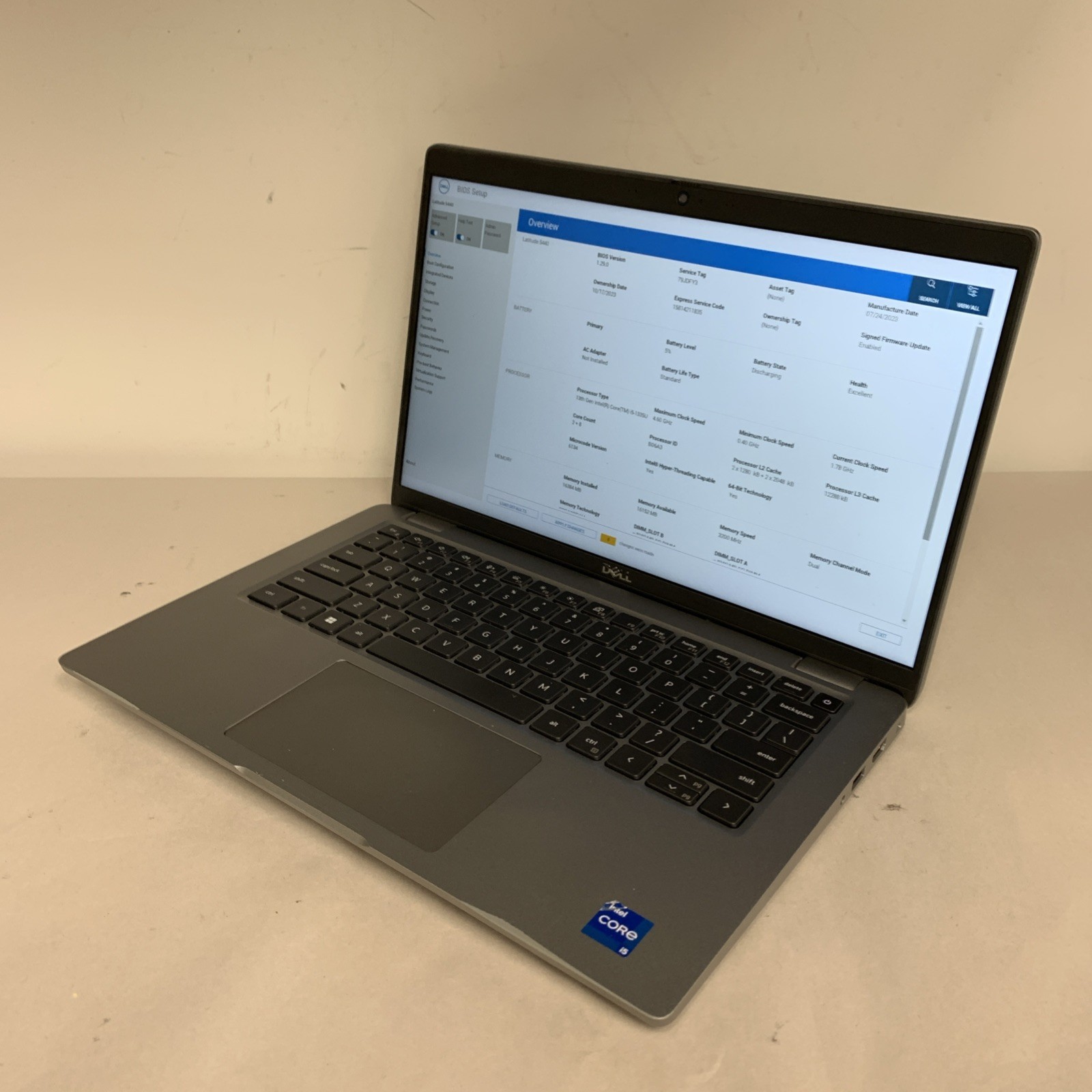 Dell Latitude 5440 14″ i5-1335U 16GB RAM NO SSD | READ DESCRIPTION