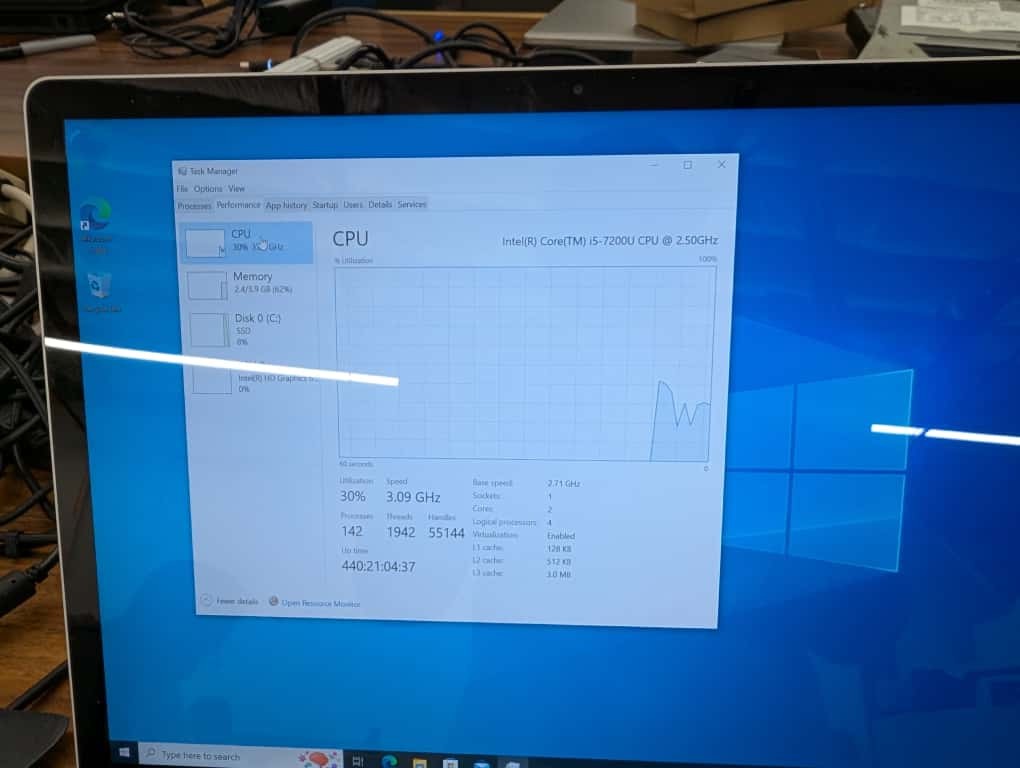 Microsoft Surface Laptop 1st Gen IntelCorei5-7200U 4GB RAM 128GB SSD Win10Pro -4