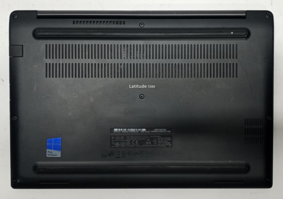 Dell Latitude 7280 i5-6300U VPRO@2.40GHZ 8GB RAM NO HDD/NO OS/NO BATTERY WH704*