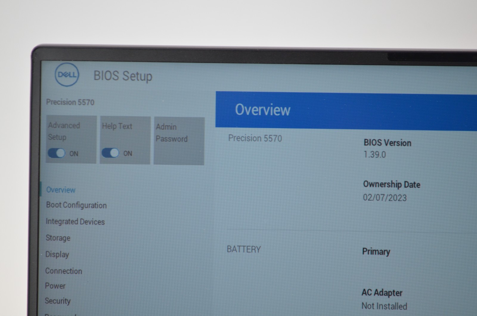 Dell Precision 5570 15.6 FHD+ i5-12600H 16GB DDR5 256GB NVME RTX A1000 Win11Pro