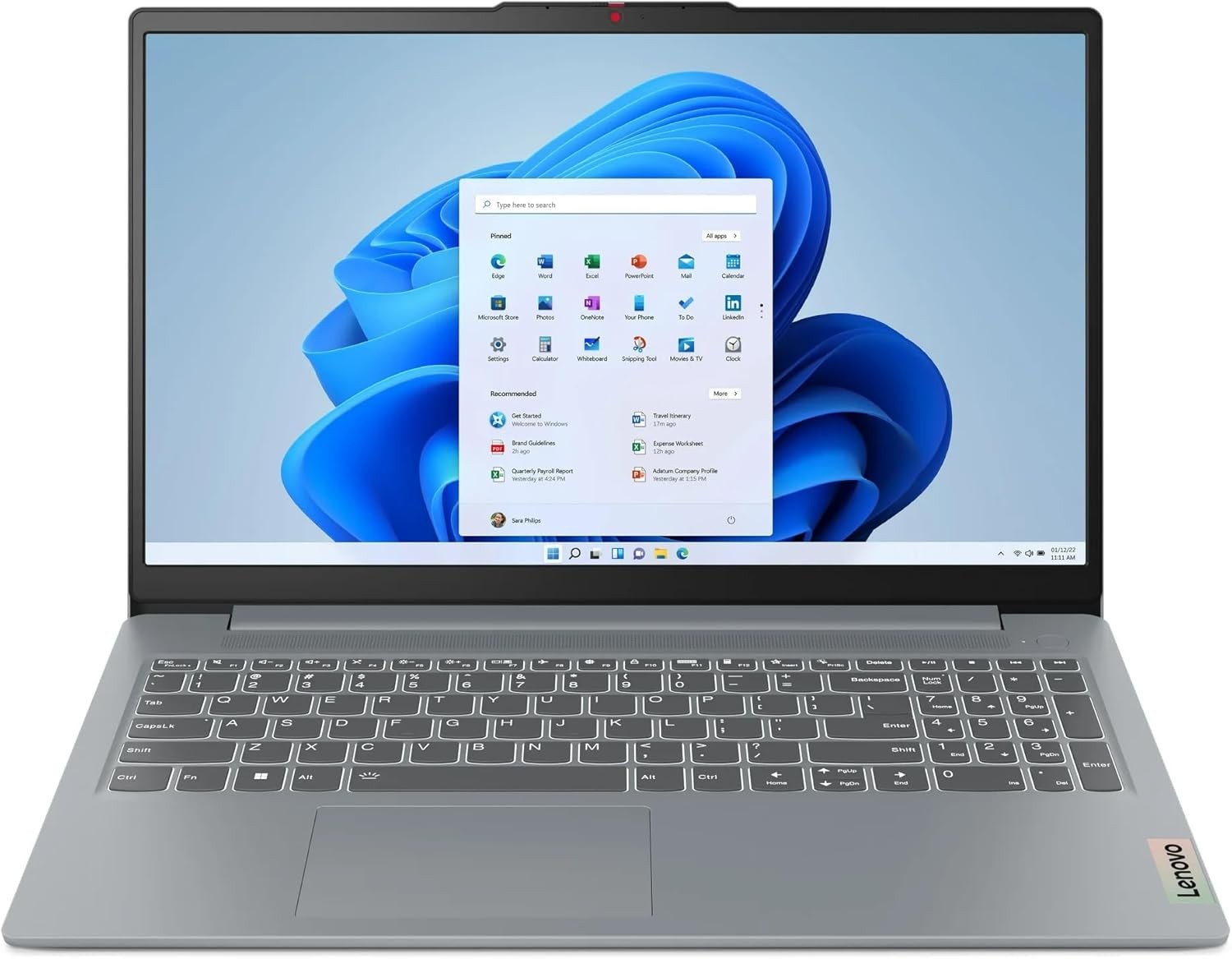 Lenovo IdeaPad Slim 3 15.6″ FHD Touch Laptop AMD Ryzen 5 7520U 8GB RAM 512 SSD