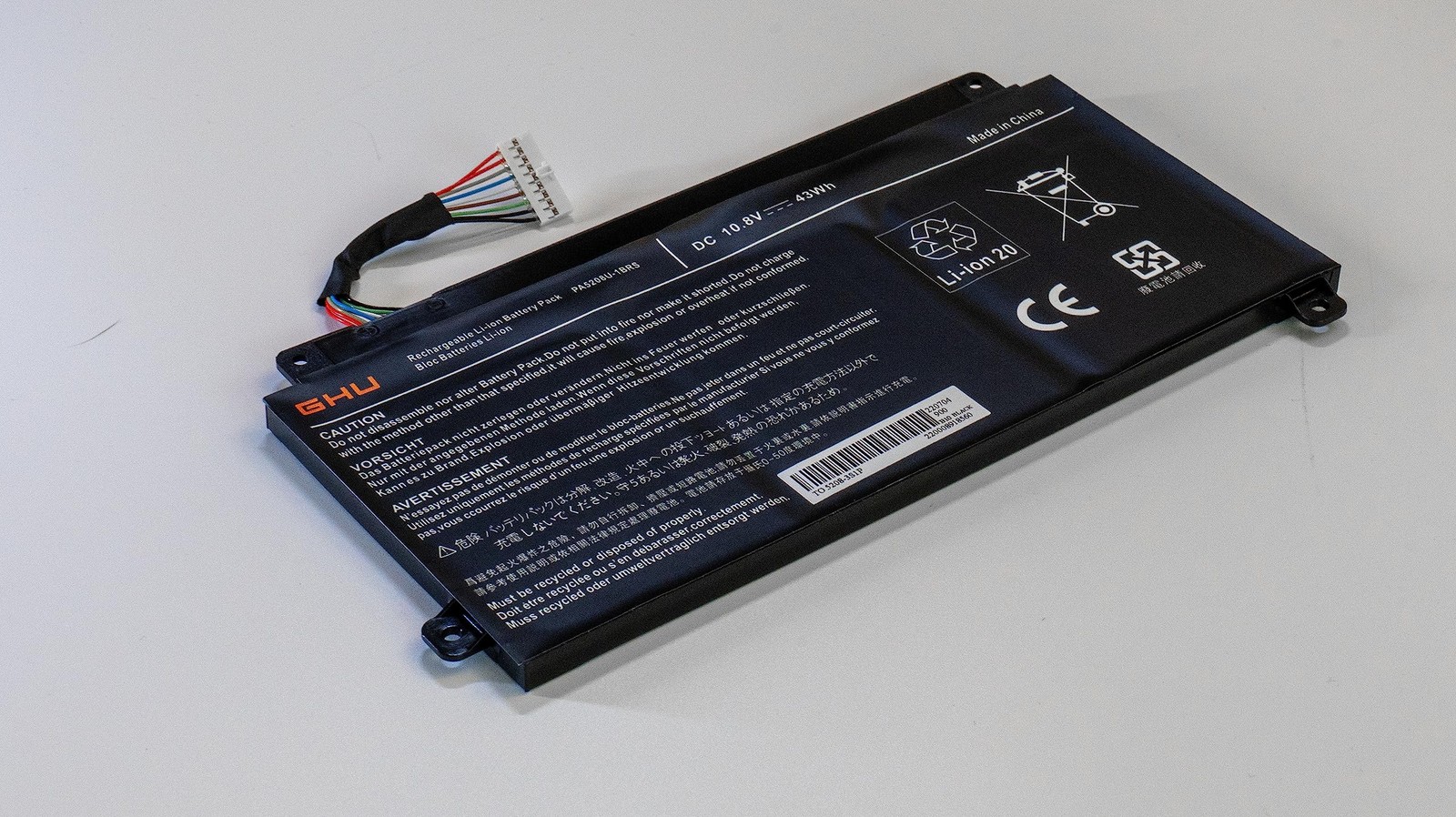 GHU New Battery 45 WH PA5208U-1BRS for Toshiba Satellite E45W P55W Chromebook CB