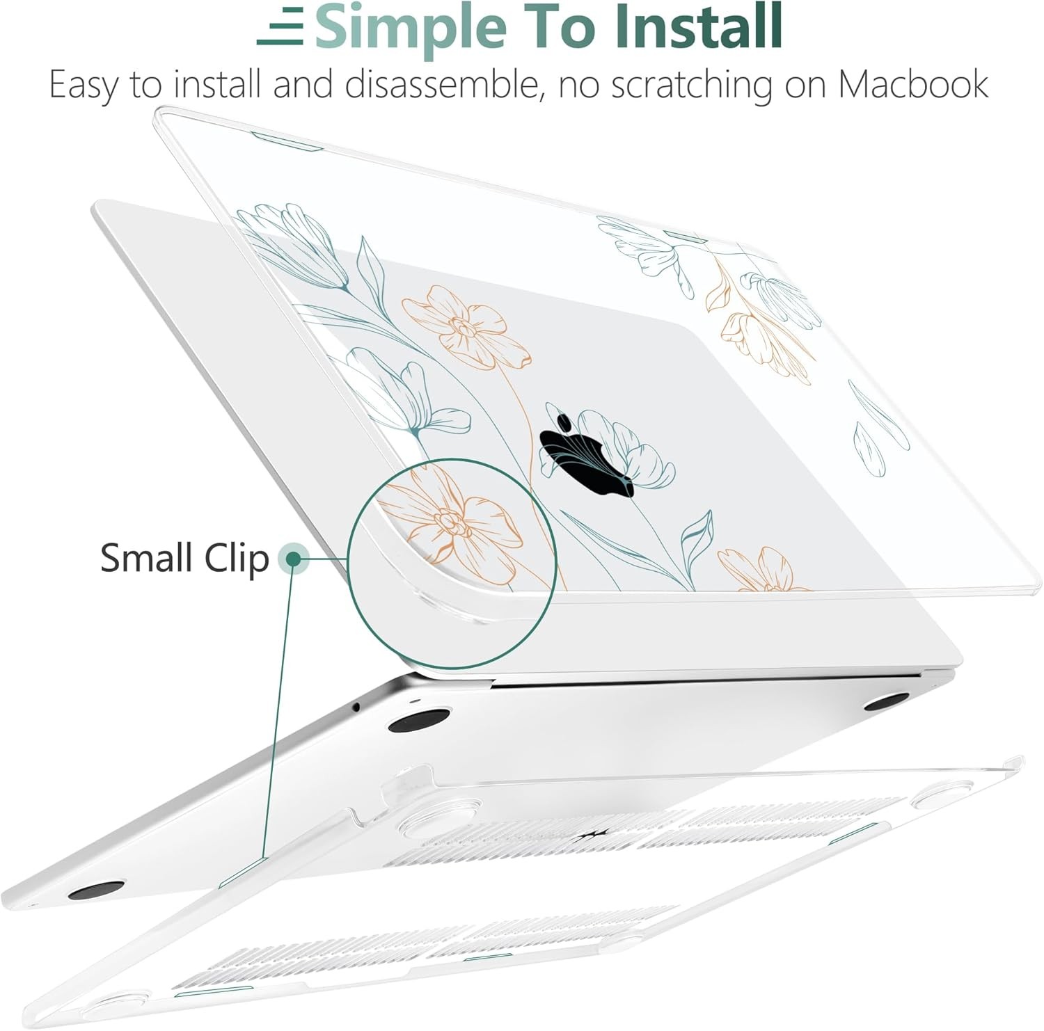 MacBook Air 13 inch Case M4 A3240 M3 A3113 M2 A2681 2025 2024 2022 Plastic Hard