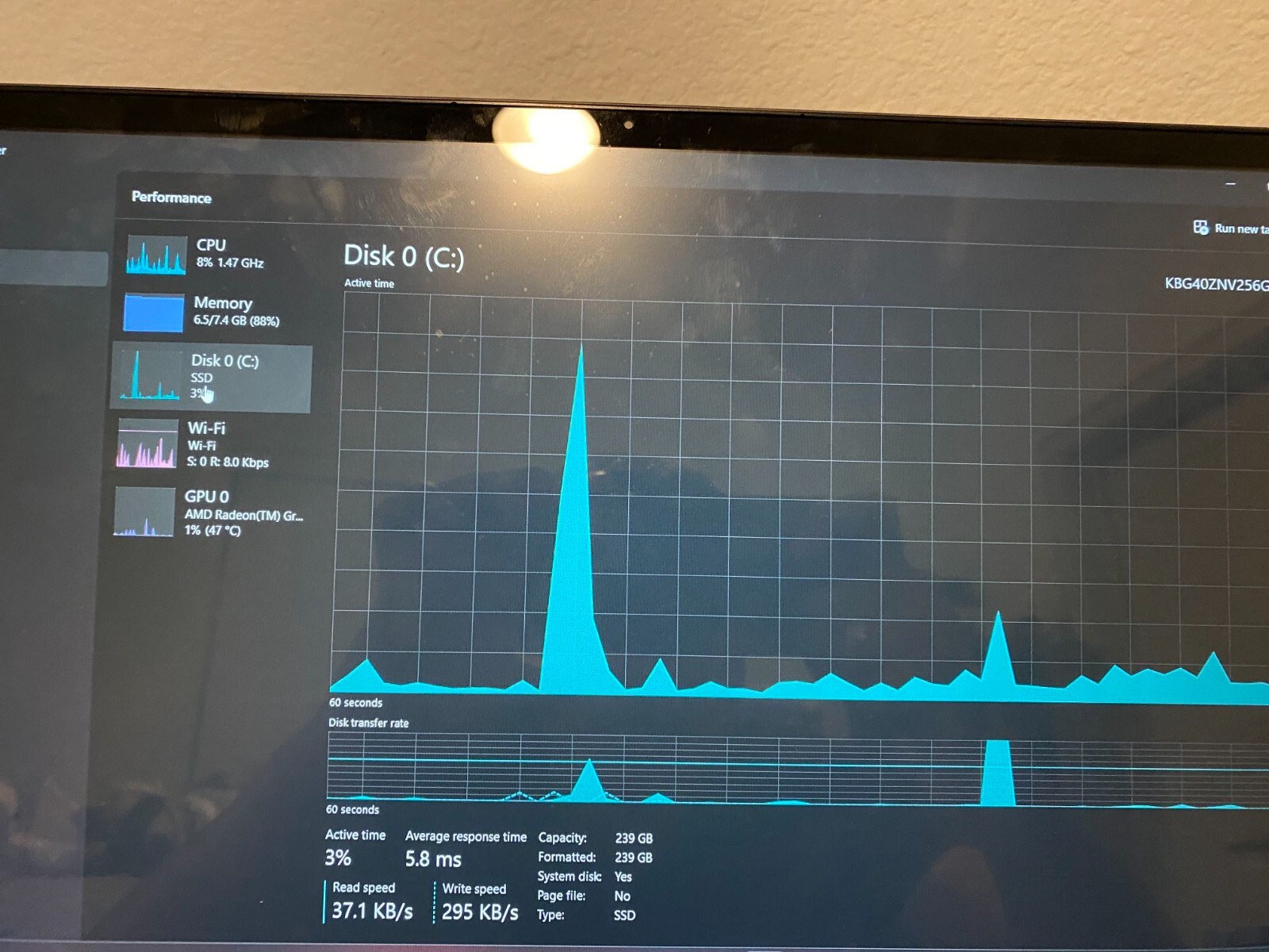HP ENVY x360 15.6″ (256GB SSD, AMD Ryzen 5, 4.30 GHz, 8GB) Notebook/Laptop -…