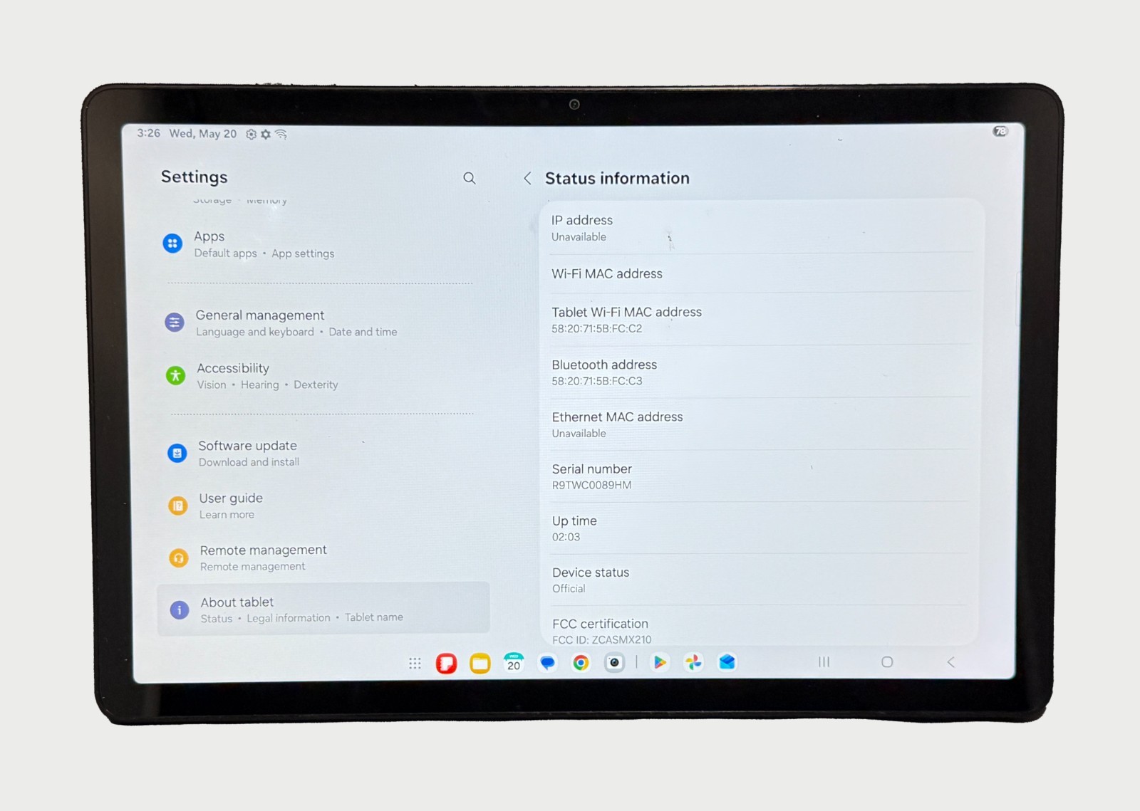 Samsung Galaxy Tab A9+ 11″ 64GB, 4GB RAM, Silver Android 14 (SM-X210)Tablet