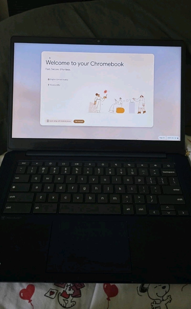 Lenovo Ip Slim 3 14M868 14″ Laptop ARM Kompanio 520 4GB RAM 64GB eMMC Chrome OS