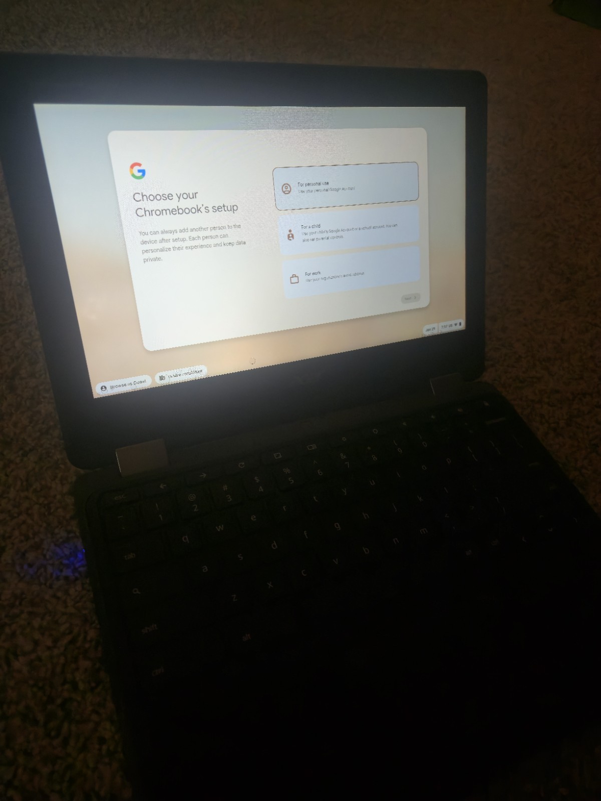 Acer Chromebook Spin 11 2 in 1 11.6″ Touchscreen Intel 4GB RAM 32GB HD