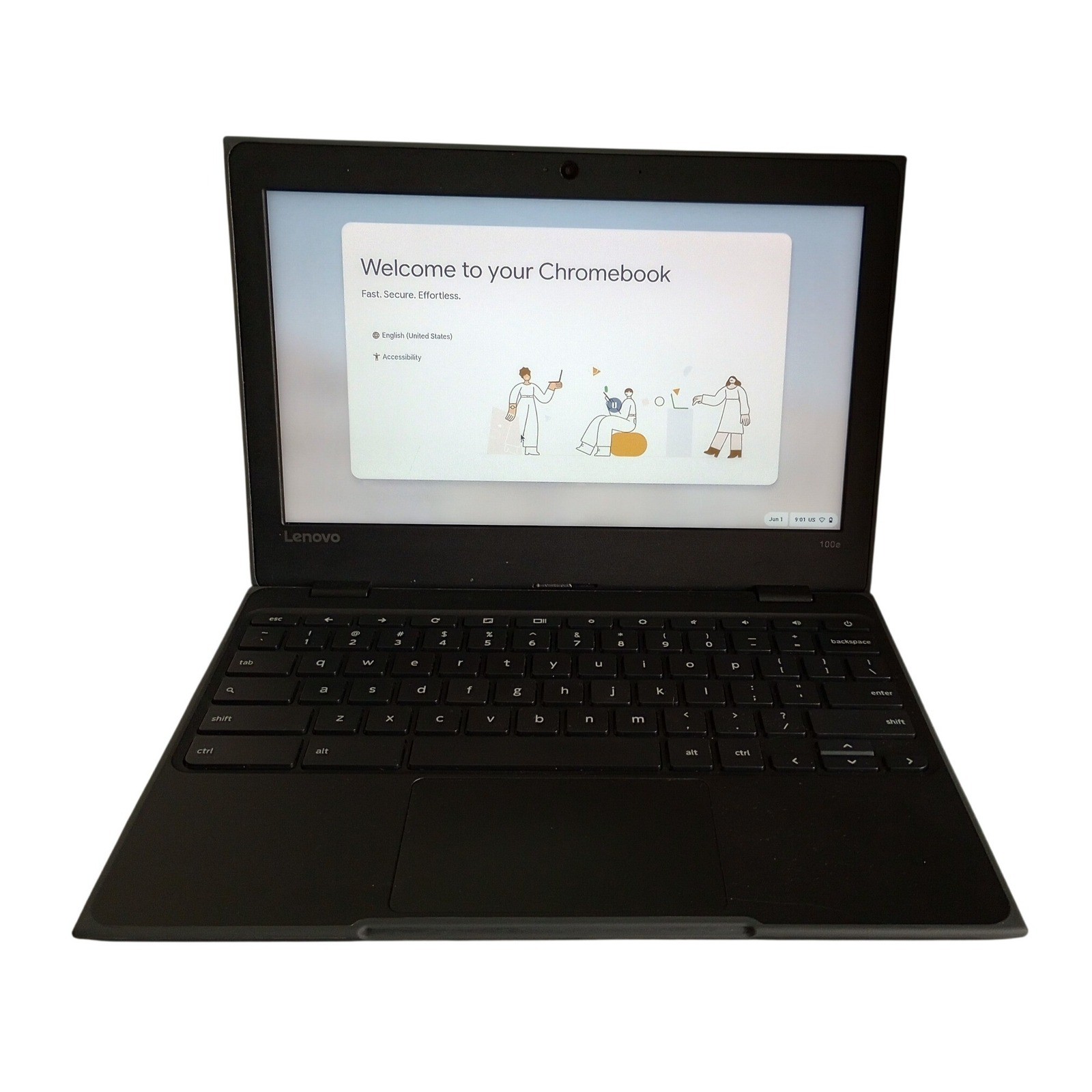 Lenovo 100e Chromebook 81ER 11.6″ Intel Celeron 4GB RAM 16GB eMMC NO CHARGER