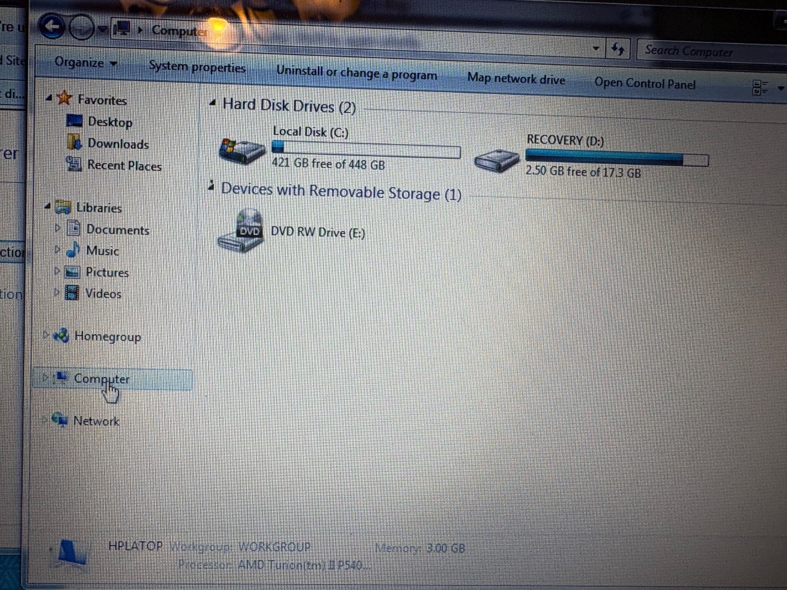 HP G62-340US 15.6″ Laptop | AMD 2.2GHz | 3GB RAM | 320GB | Windows 7 Activated