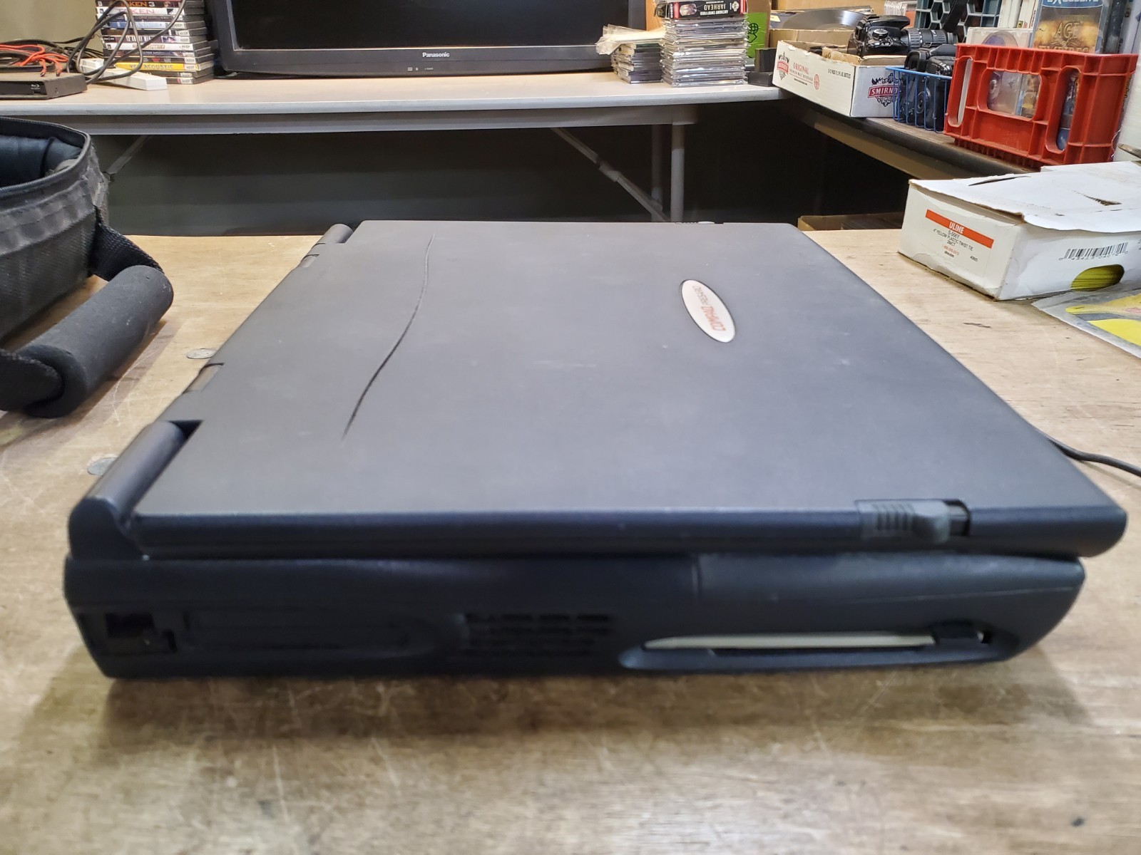 COMPAQ PRESARIO 1694 Windows 98 Laptop for Recovery Repair, DVD Cords Disks Case