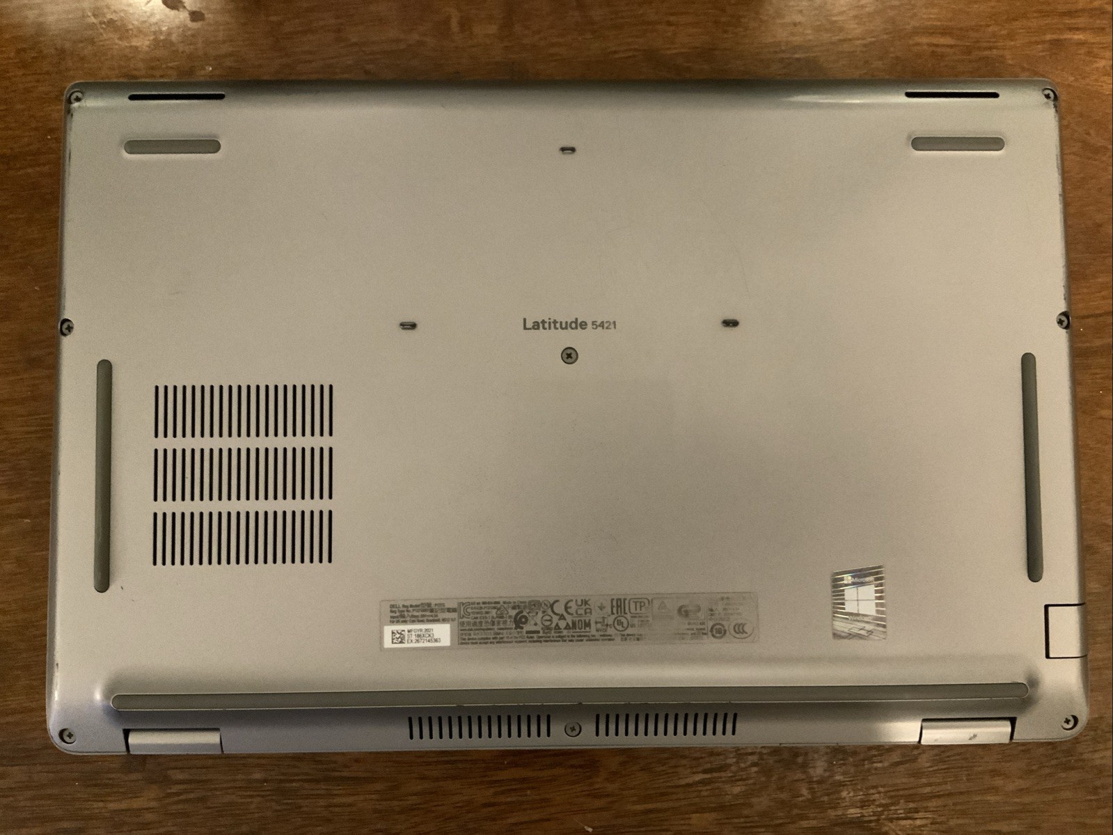 Dell Latitude Gray Laptop 5421 14 Inch Intel i5-11400H 256GB NVME SSD 8GB RAM