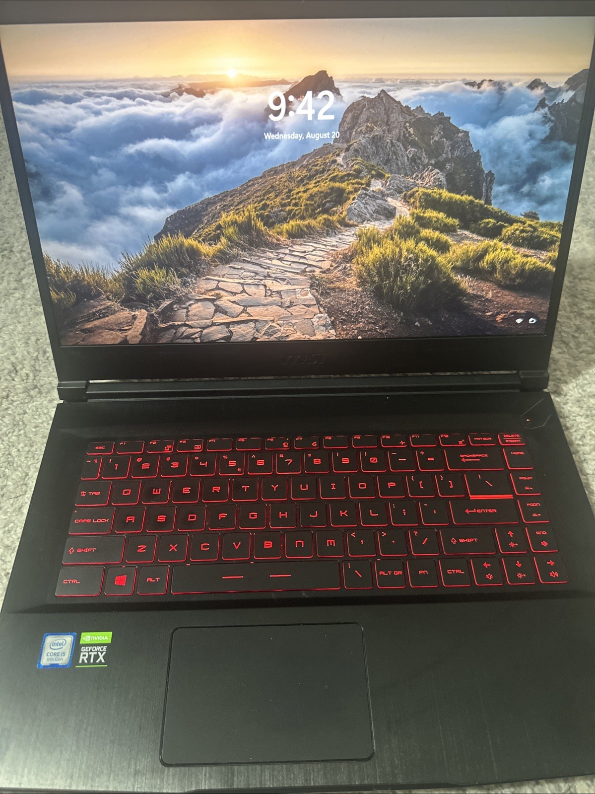 MSI GF65 Thin GSEXRIntel i5-9300H N VIDIA RTX 206016 GB RAM 1000 GB SSD