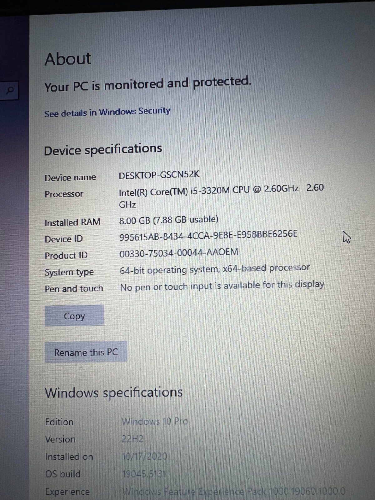 Dell Latitude E5430 – Core i5 3320m – 8 GB