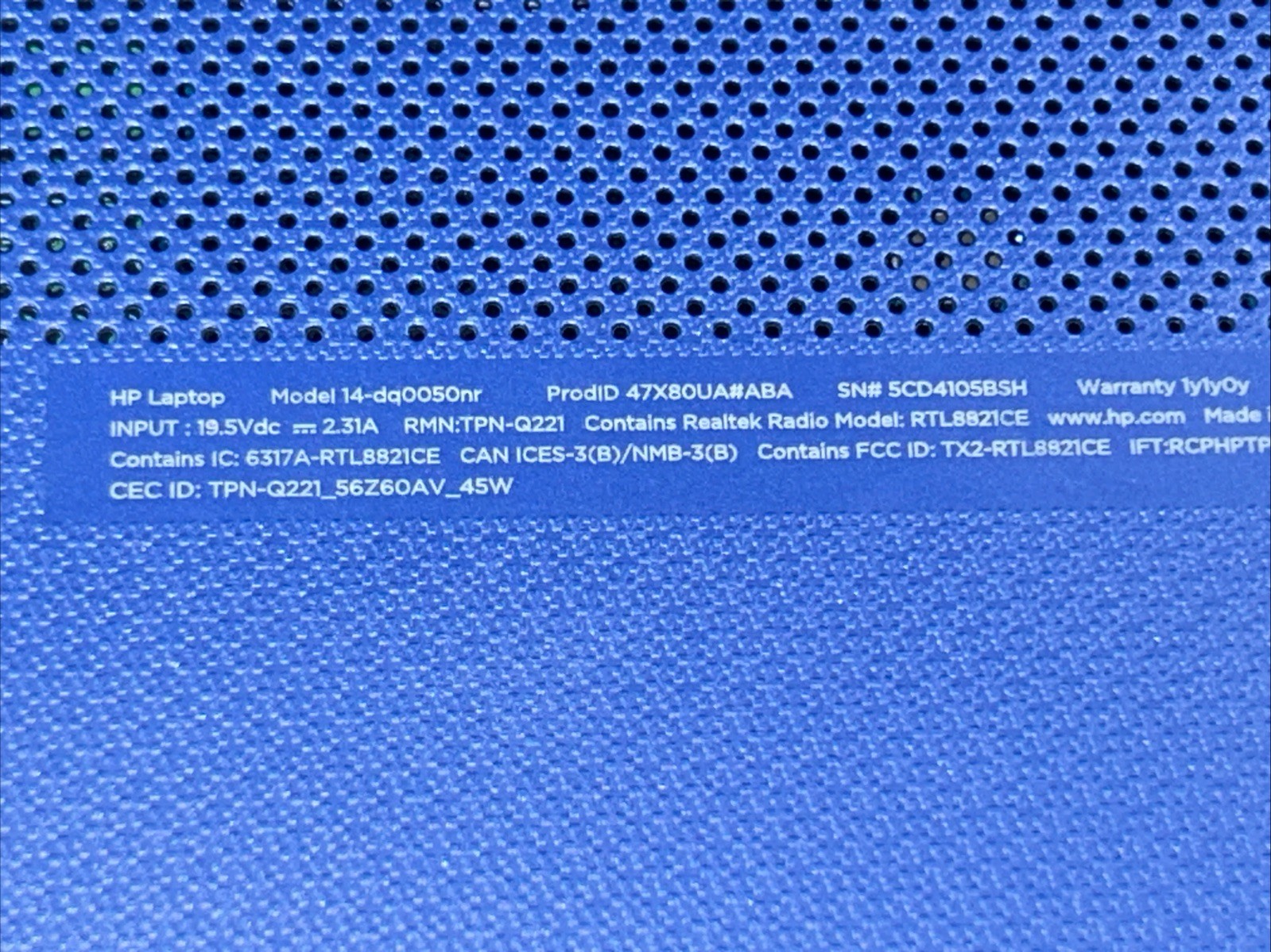 HP Laptop 14-dq0050nr | Intel Celeron N4120 | 16.0GB RAM | 64GB SSD | Touch