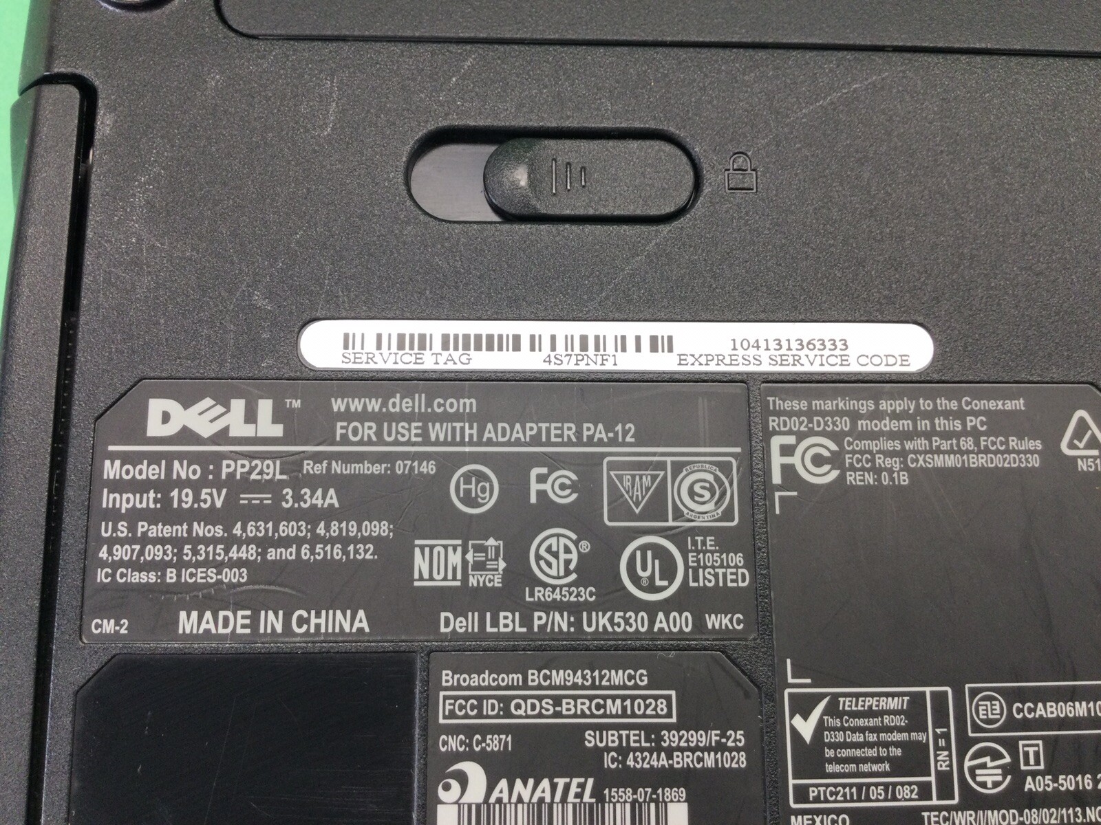 Dell Inspiron 1525 – PP29L – 15.5” Laptop – UNTESTED