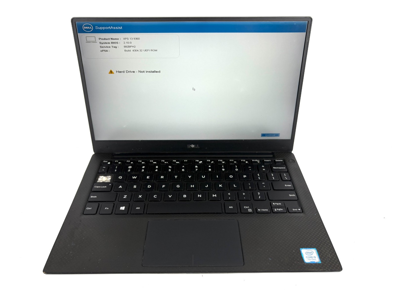 Dell XPS 13 9360 – 13.3″ FHD, 2.50GHz i5, 8GB RAM, 256GB SSD