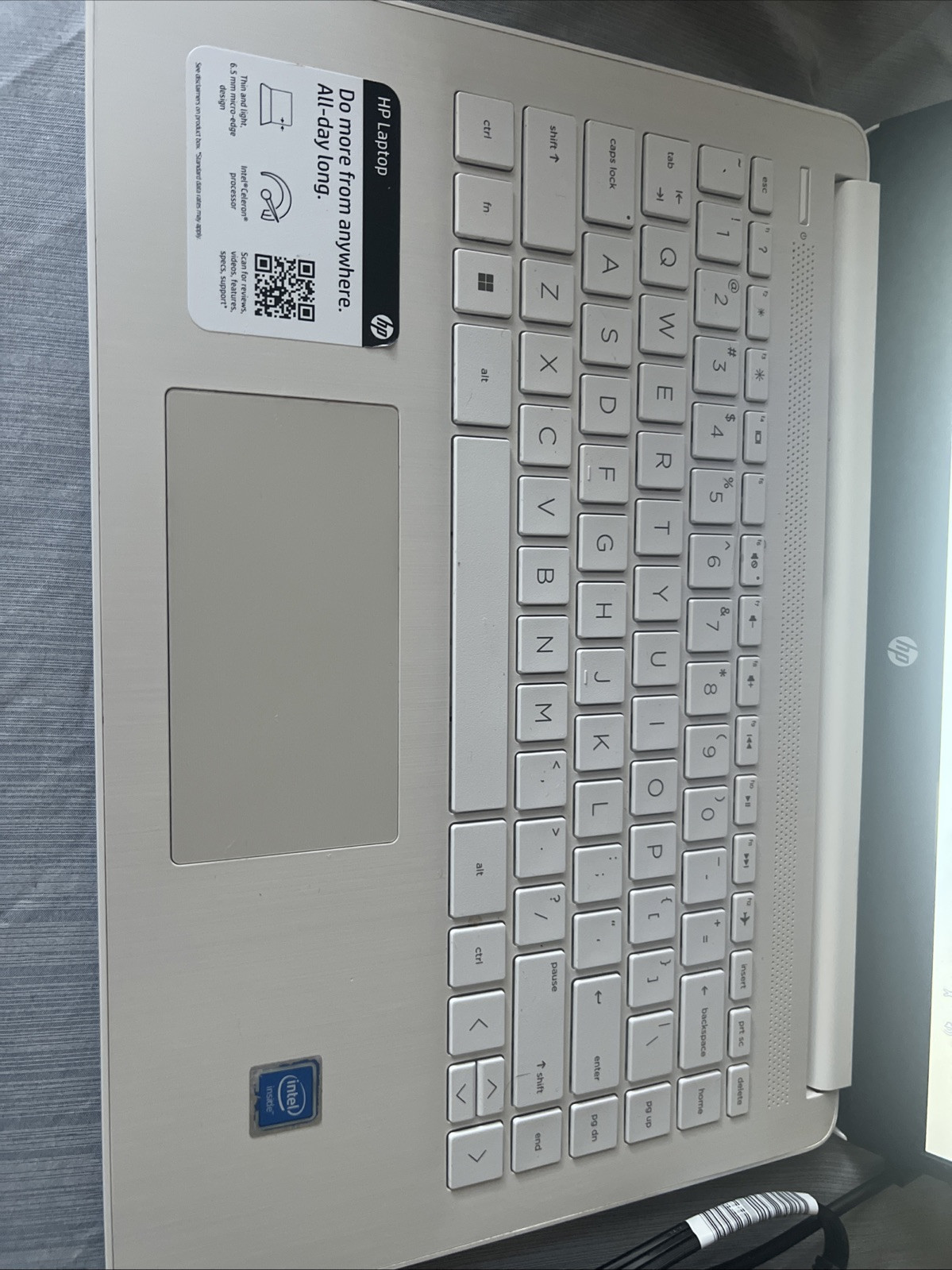 HP 14DQ0052DX 14″ (64 GB, SSD, Intel Celeron N, 1.10 GHz, 4 GB) Laptop -…