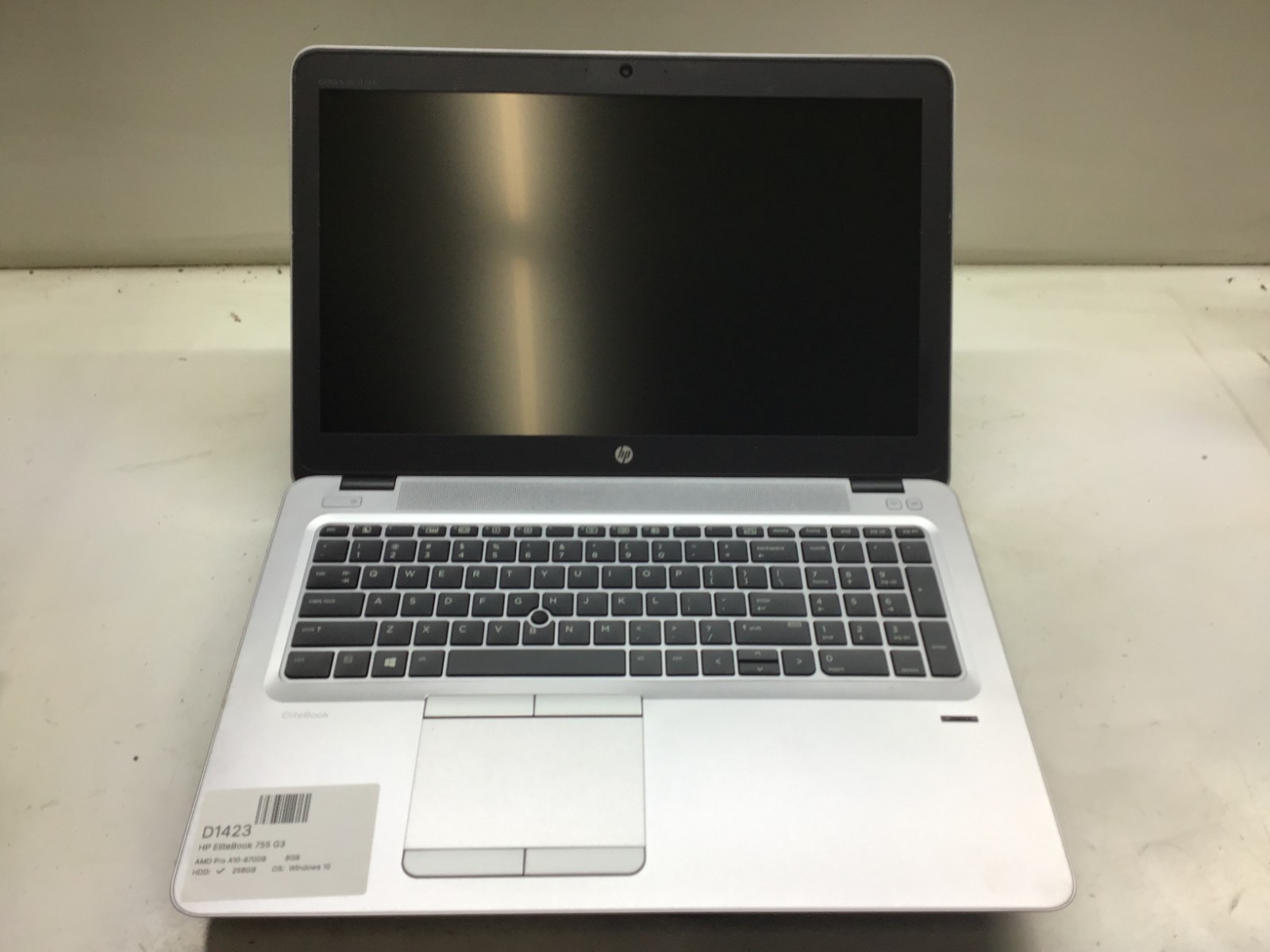 HP EliteBook 755 G3 AMD Pro A10-8700B 8GB 256GB SSD Windows 10