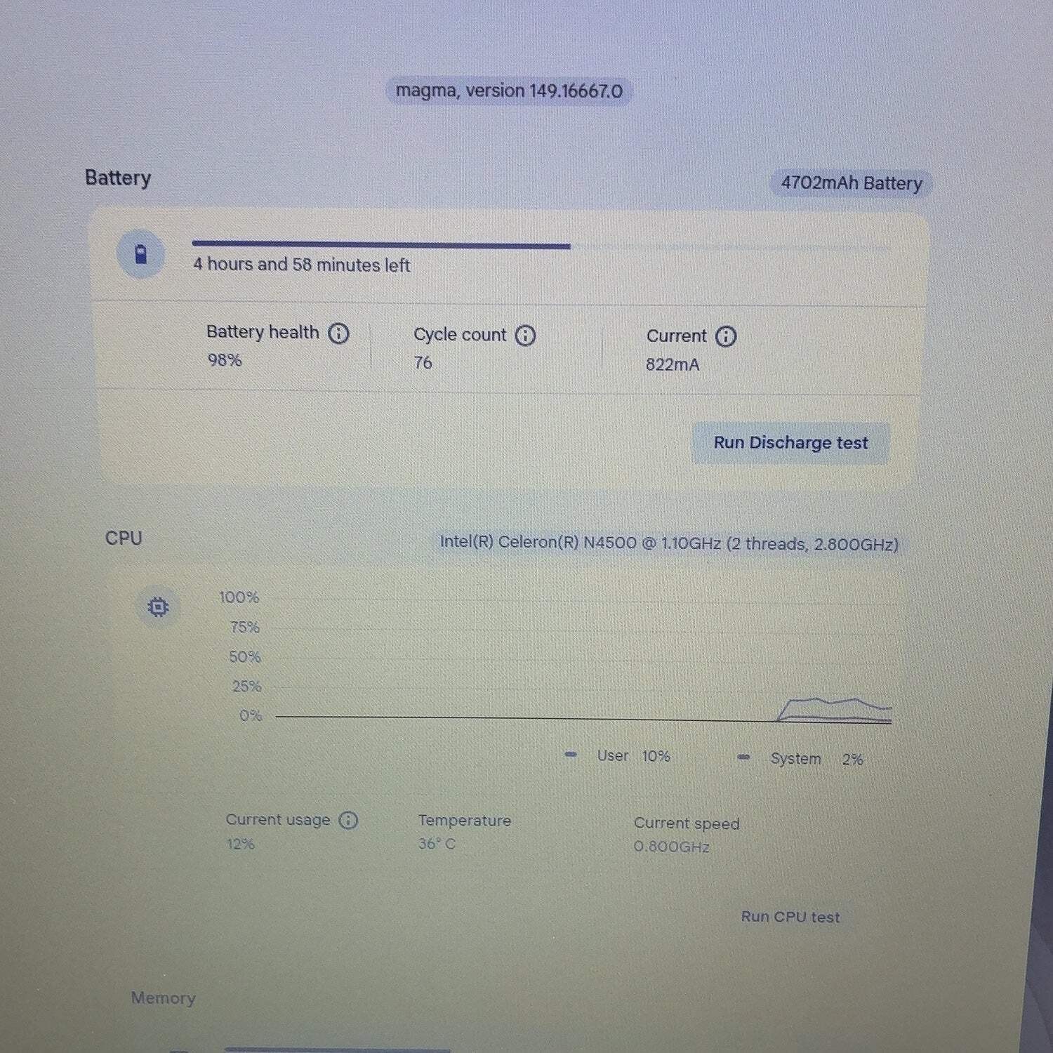 Acer Chromebook 315 CB315-4H 15.6″ Celeron N4500 1.1GHz 4GB RAM 32GB SSD