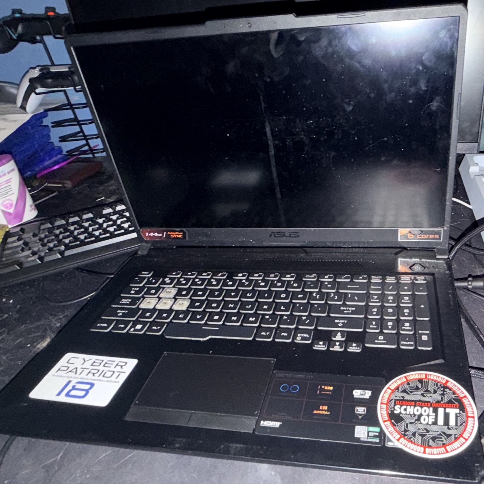 ASUS TUF Gaming A17 17.3″ Ryzen 5 4600H 32GB 500GBSSD GTX 1650 Comes with Charge