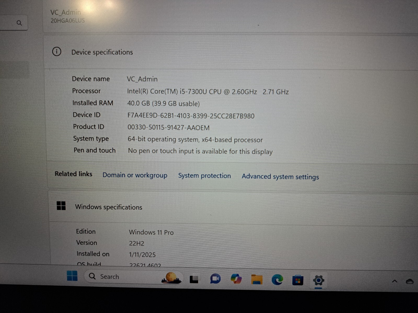 Lenovo ThinkPad T470s i5-7300U,2TB NVMe SSD,40GB RAM,Wifi 6E,4G LTE