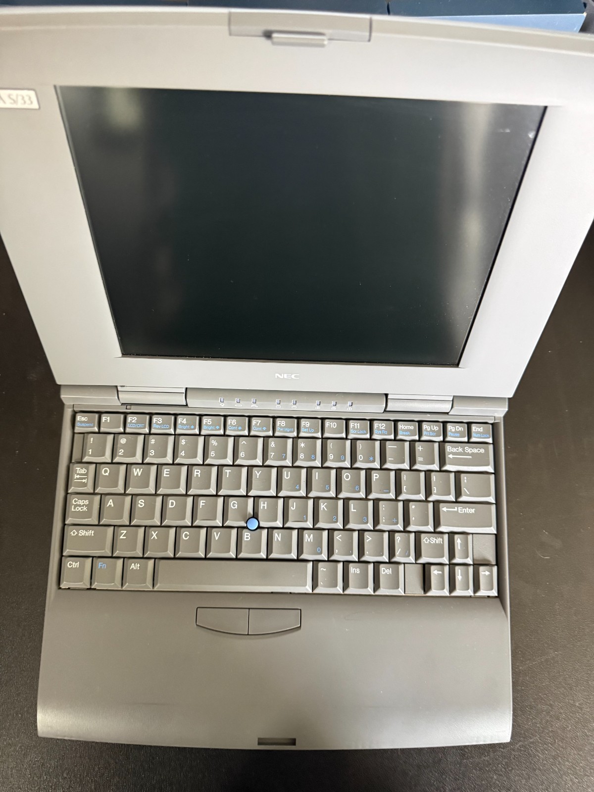 Rare 1994 NEC Versa S/33 486SL Laptop