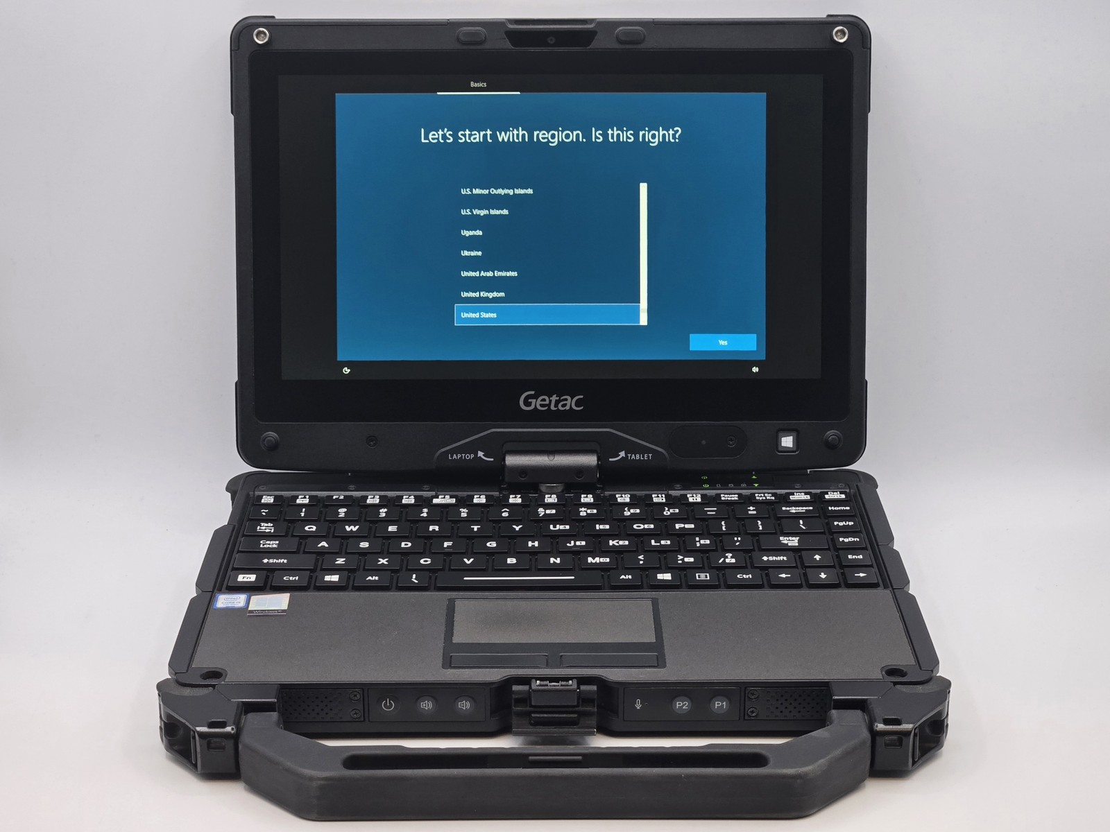 Getac V110G4 2-in-1 11″ HD Touch I5-7200U 256GB SSD W10P 16GB *READ*