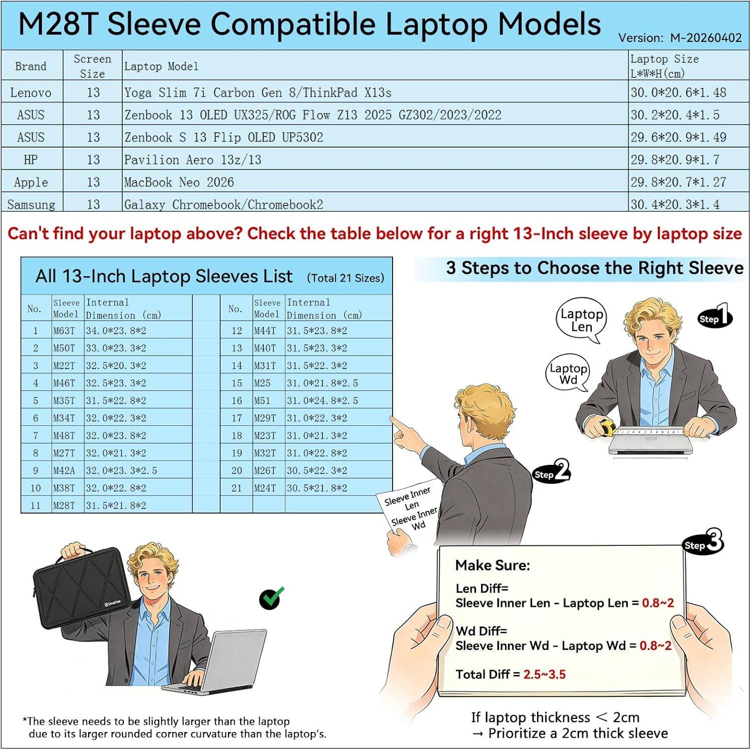 M28T Hard Protective 13 inch Laptop Sleeve Case Compatible for Apple MacBook Neo