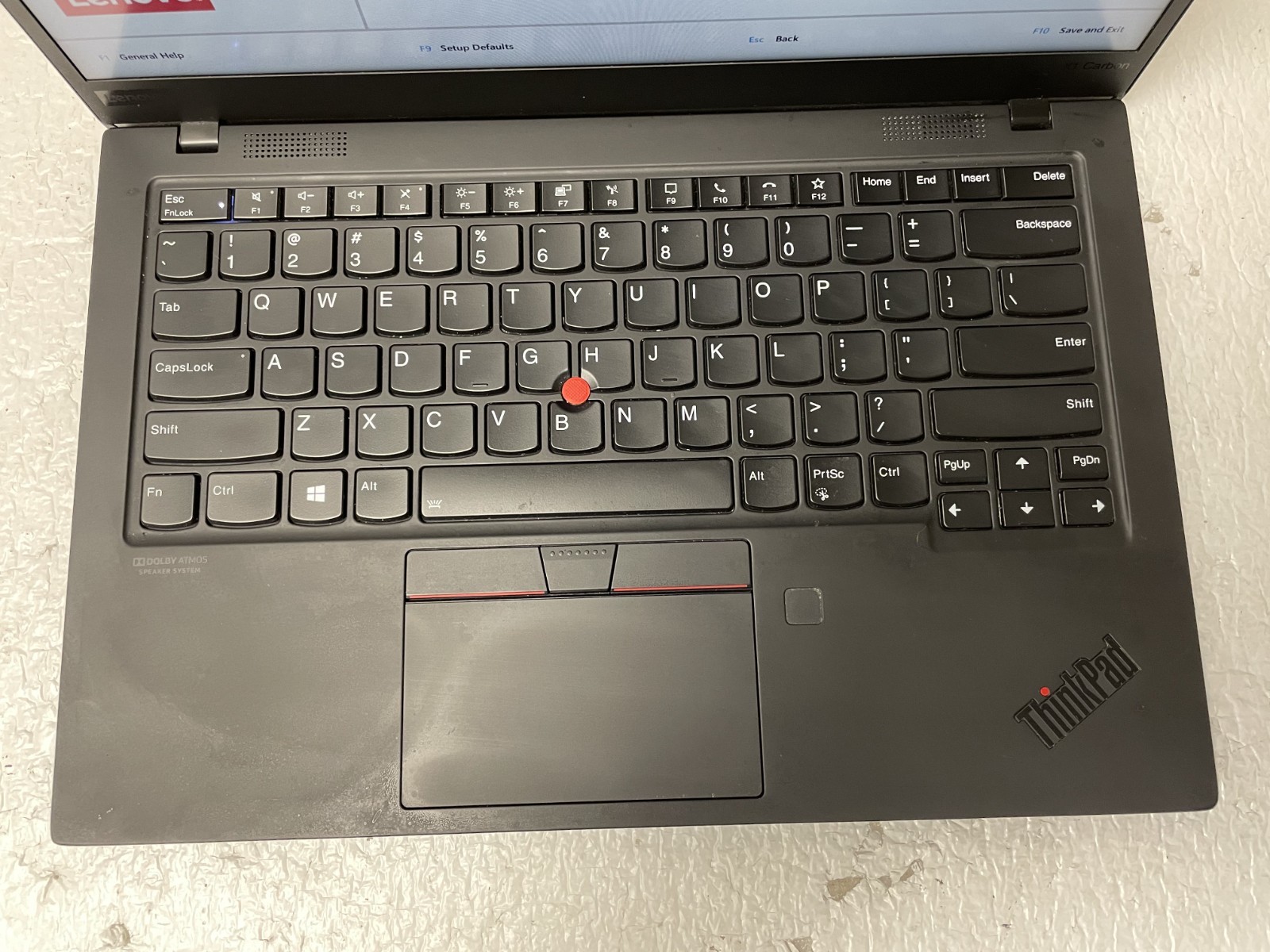 Lenovo Thinkpad X1 Carbon Gen 8 Intel i7-10510U 16GB RAM NO SSD Touchscreen Part
