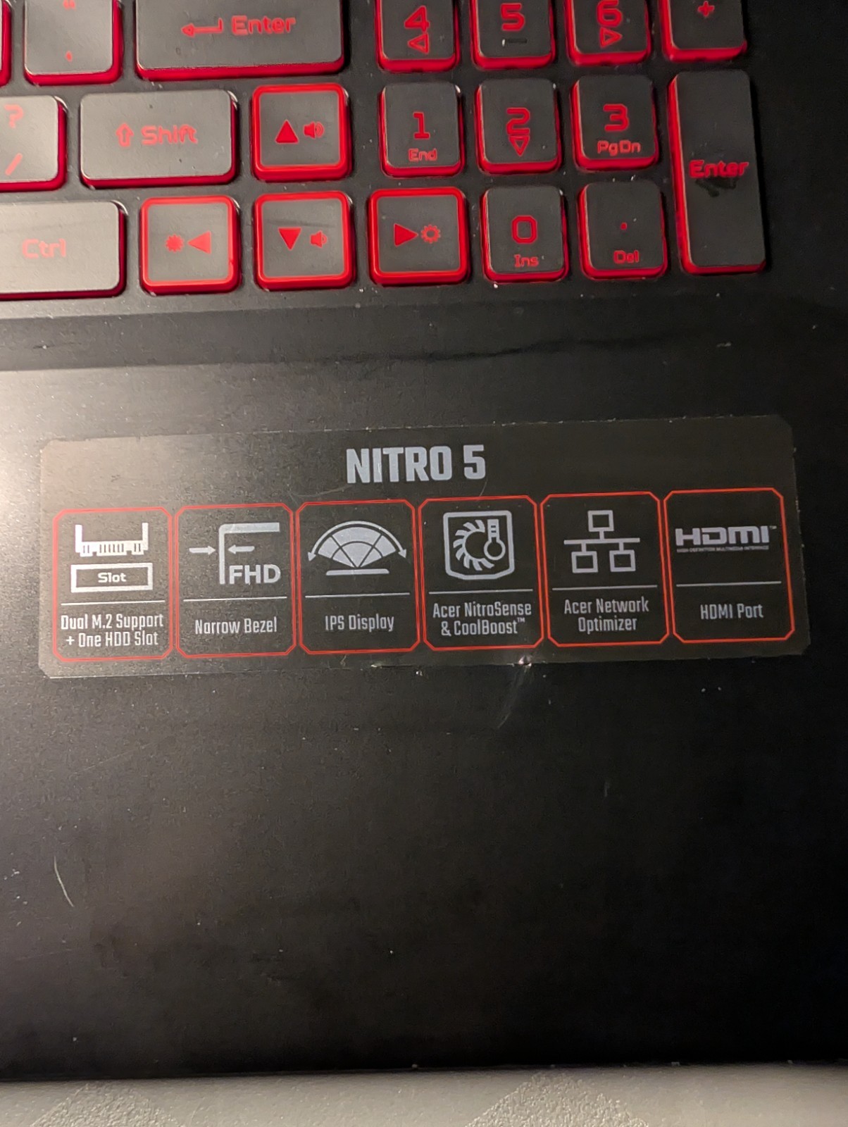 Acer Nitro 5 15.6in Gaming Laptop i5 9th Gen GeForce GTX FHD Windows