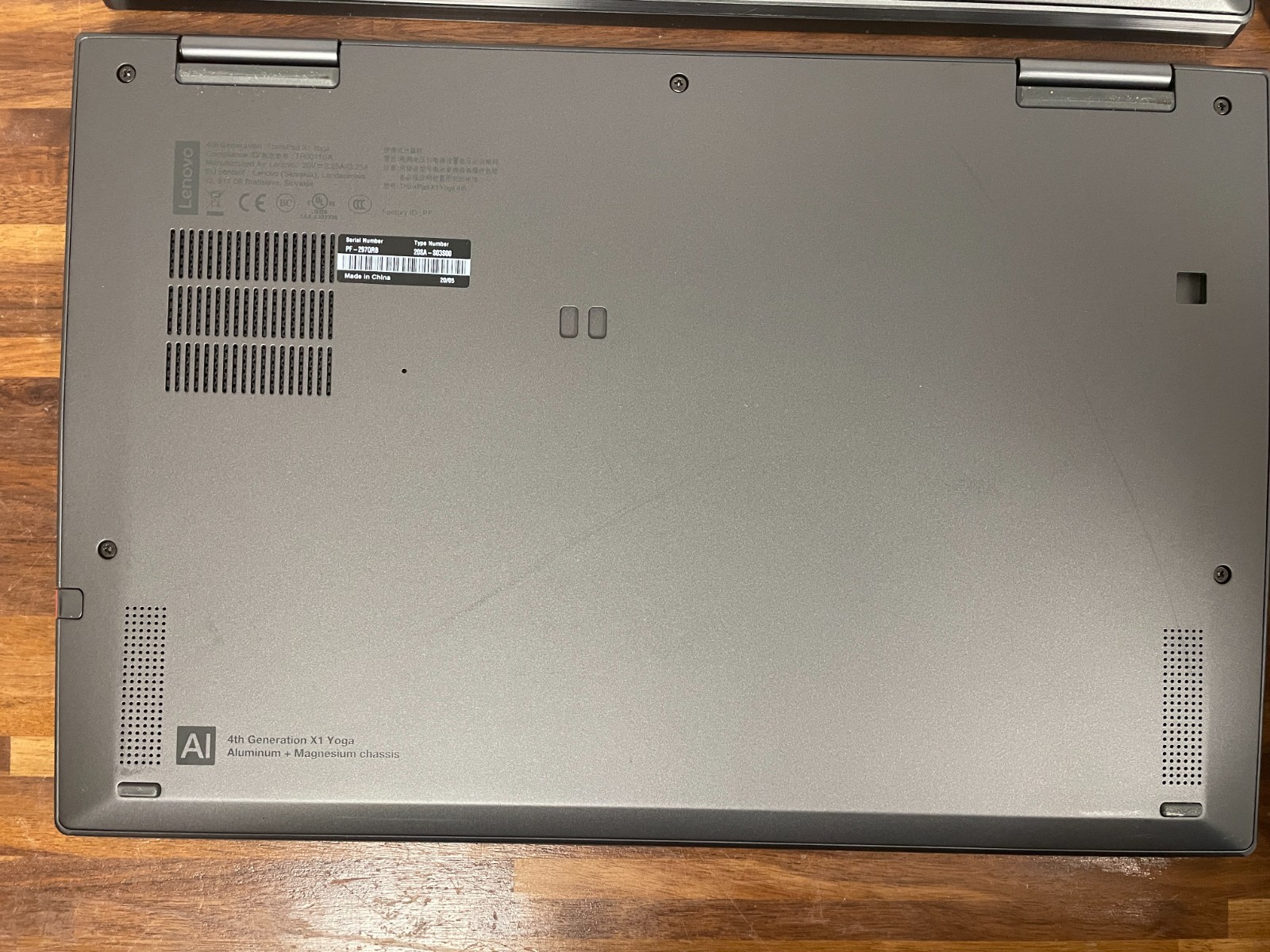 Lot of 4 Lenovo ThinkPad X1 Yoga 14″ i7-10510U 16GB RAM NO SSD READ!