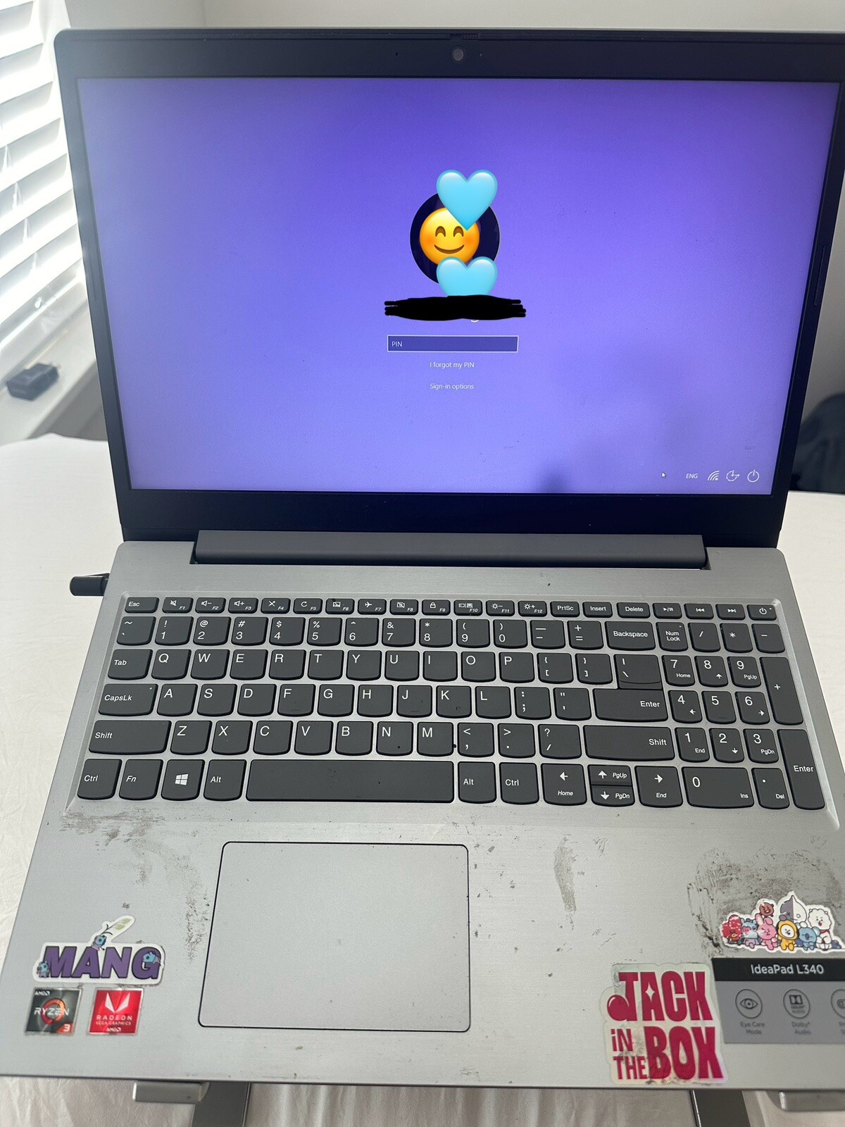 Lenovo L340-15API 15.6″ AMD Ryzen3 8GB 1TB HDD Laptop – Platinum Gray…