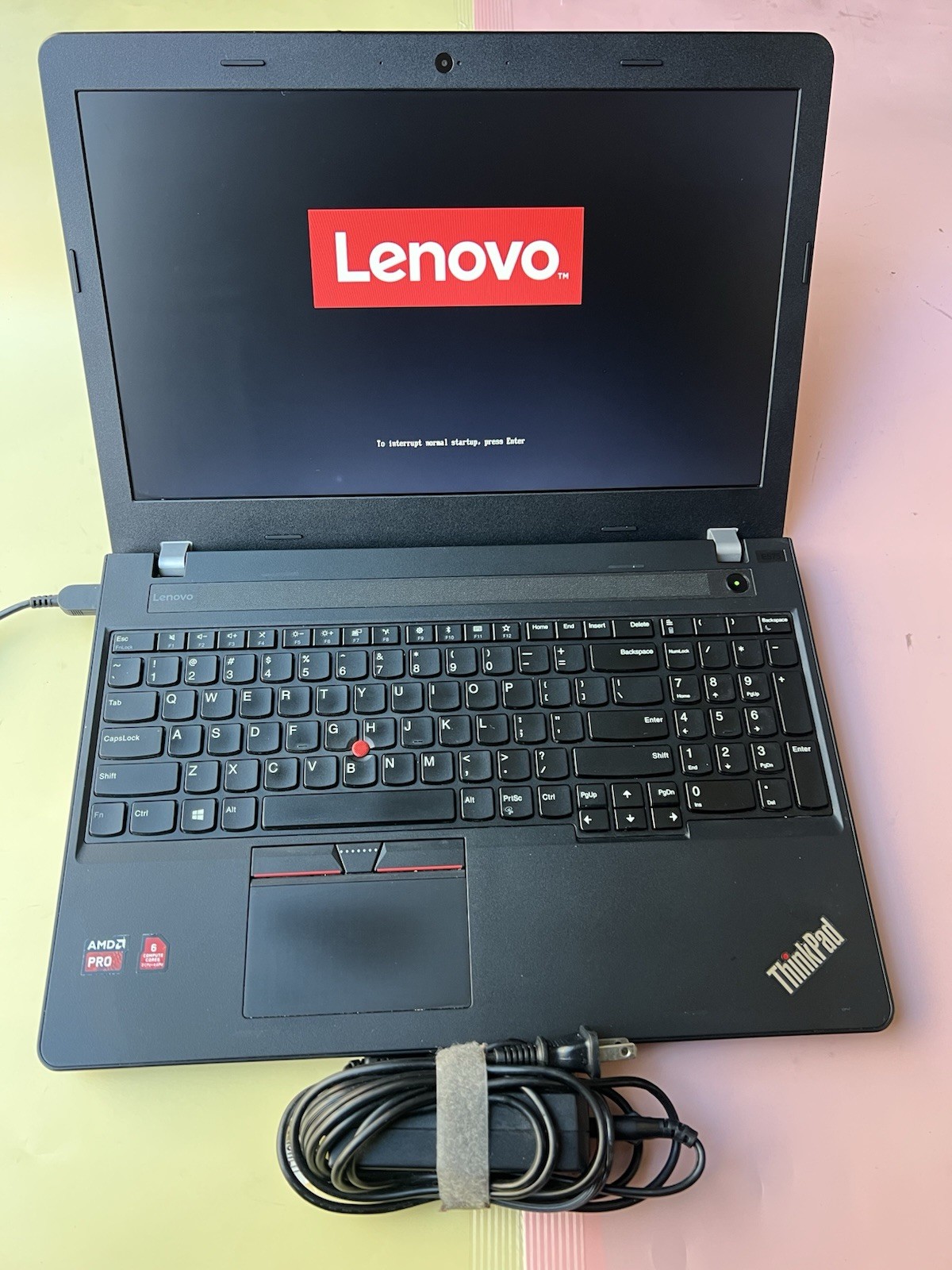 Lenovo ThinkPad E575 AMD PRO A6-9500B R5, 6 COMPUTE 1000GB HDD 8GB WEBCAM HDMI