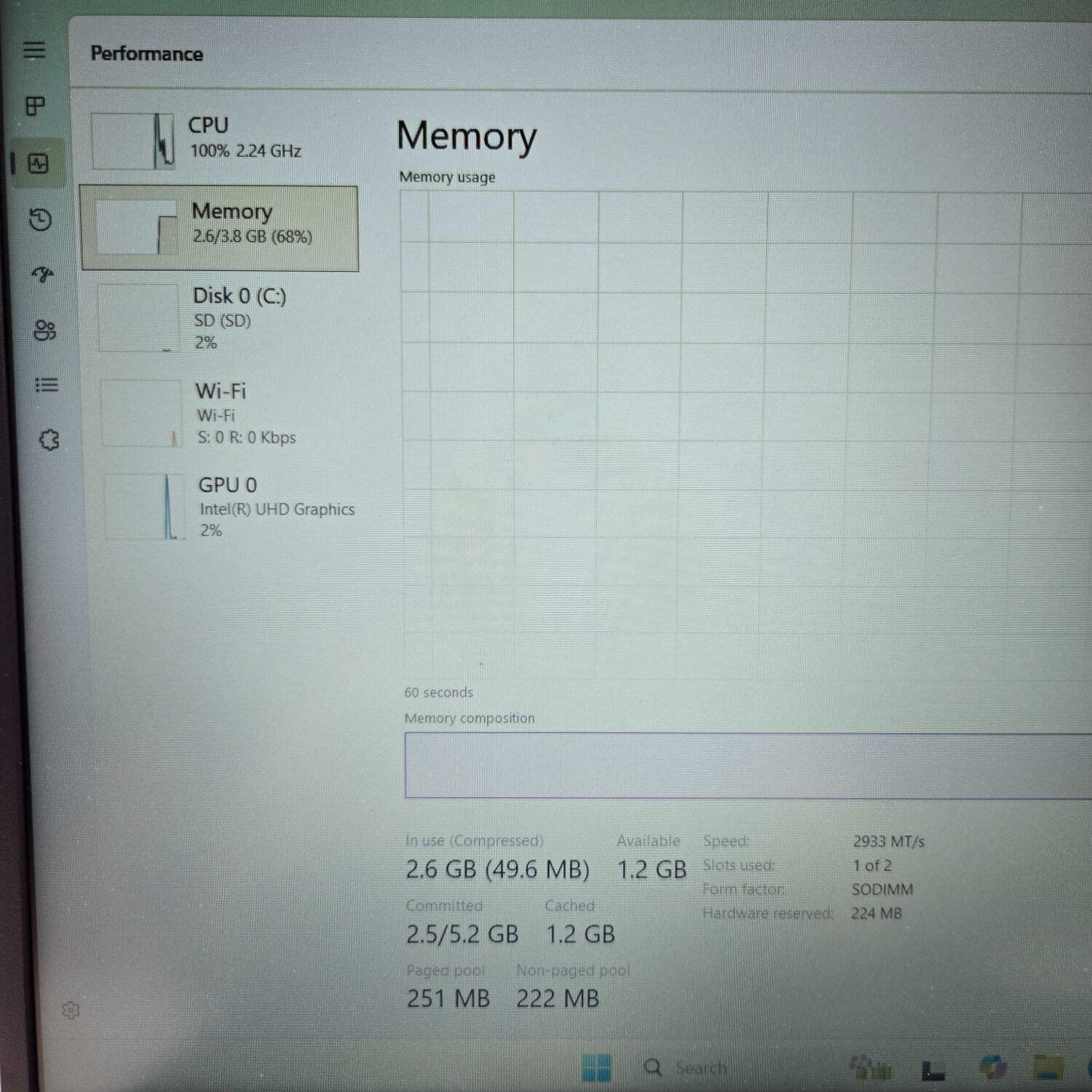 Asus vivobook L510K-ES04 15.6″ Celeron N4500 1.1GHz 4GB RAM 128GB SSD
