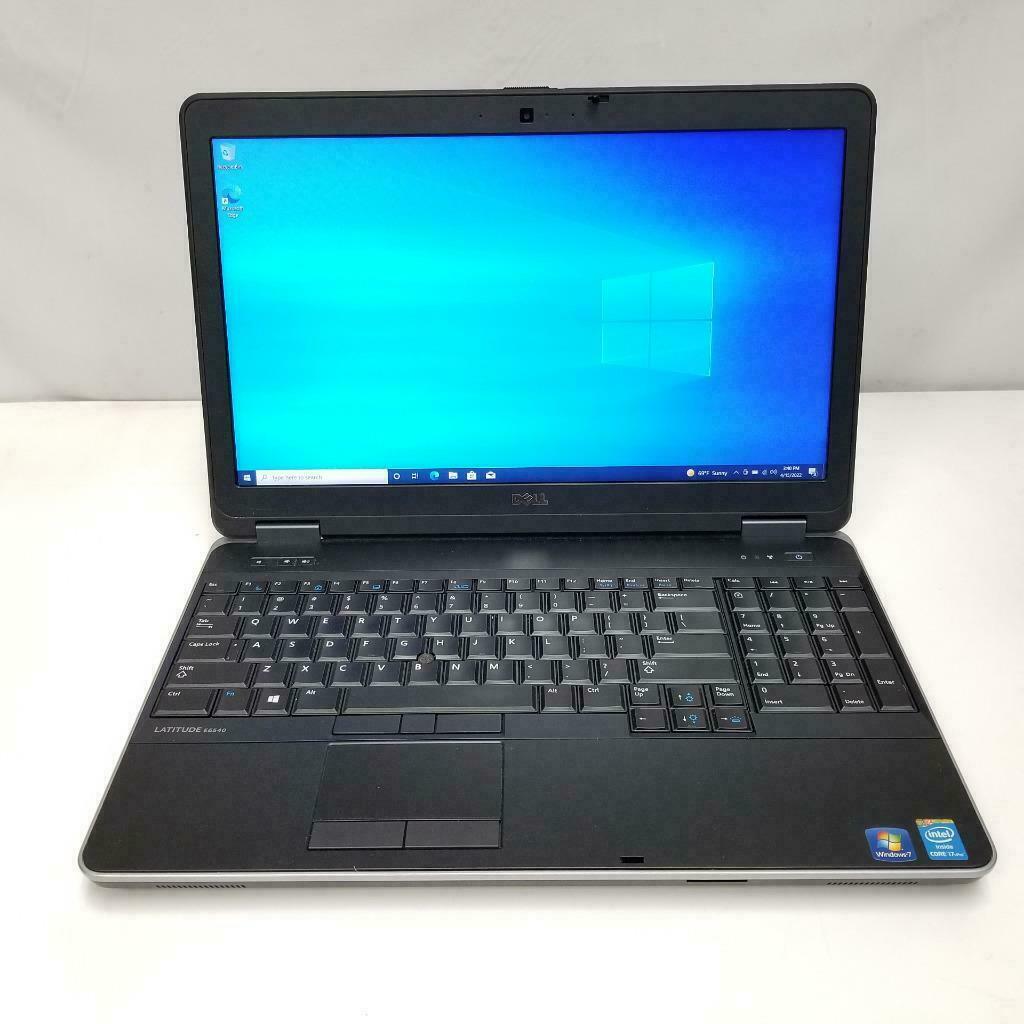Dell Latitude E6540 15.6″ Intel i7-4610M 8GB RAM 256GB SSD Win 10 laptop