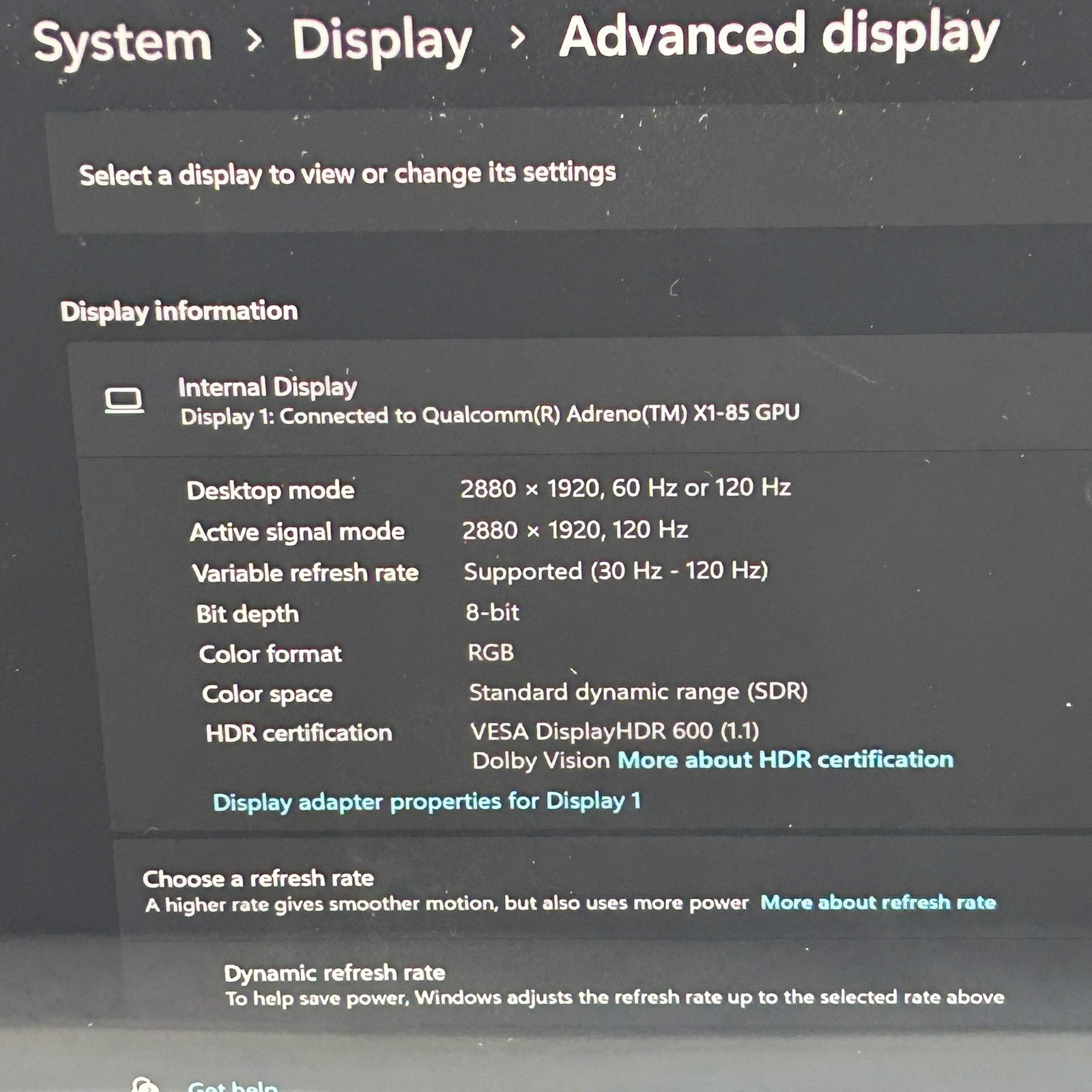 Microsoft Surface Pro 11 2076 13″ Snapdragon X Elite 3.4GHz 16GB RAM 1TB SSD