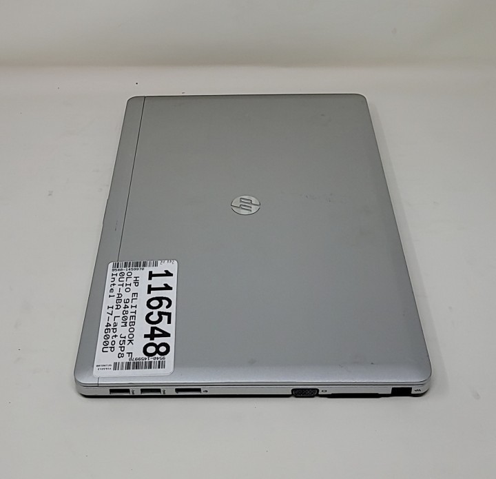 HP ELITEBOOK FOLIO 9480M J5P80UT-ABA Laptop Intel I7-4600U 8GB 256GB SEE NOTES