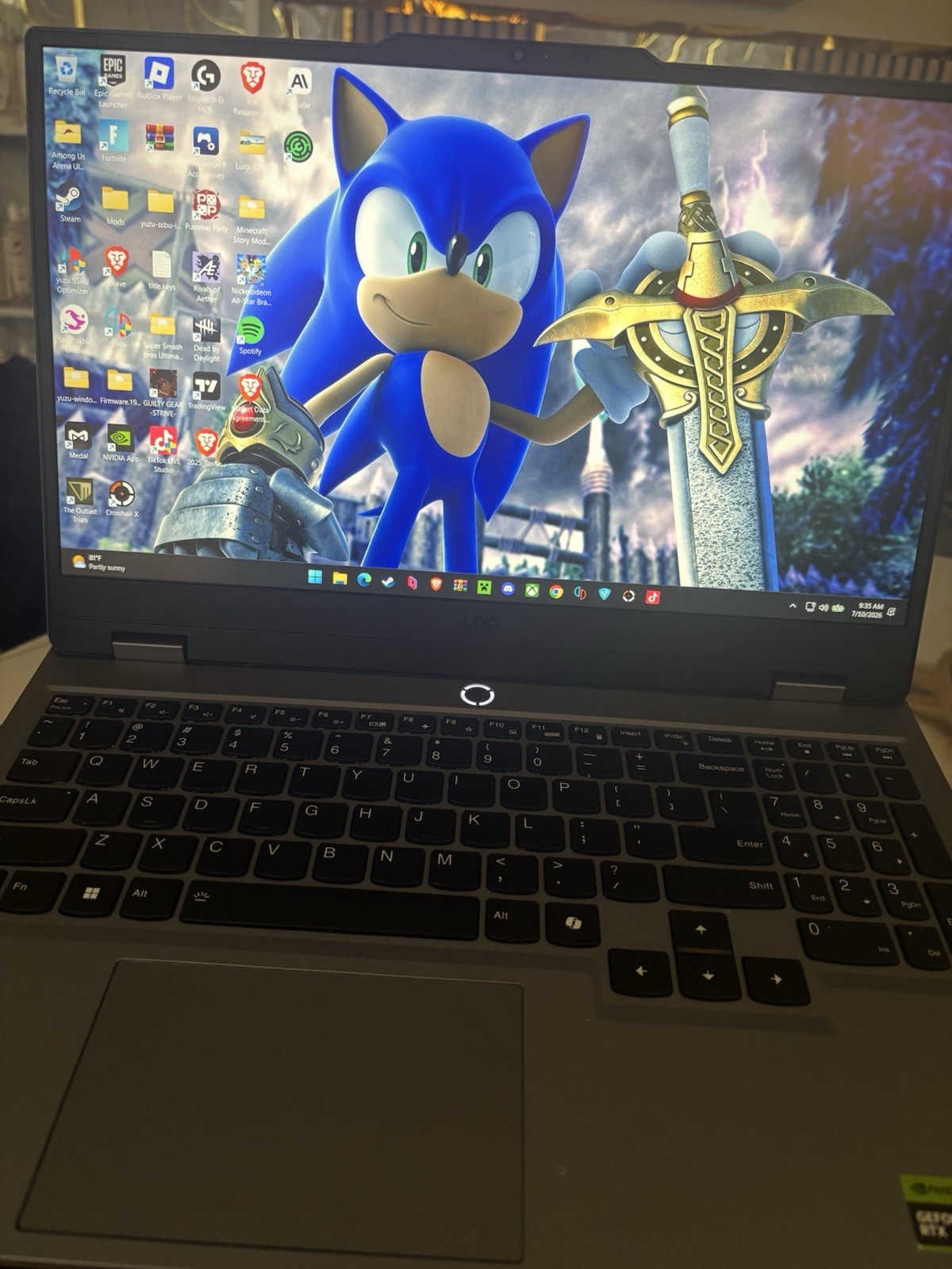 Lenovo LOQ 15ARP9 15.6” 144Hz Ryzen™ 7 7435HS 16GB RAM 512GB SSD RTX 4060 8GB