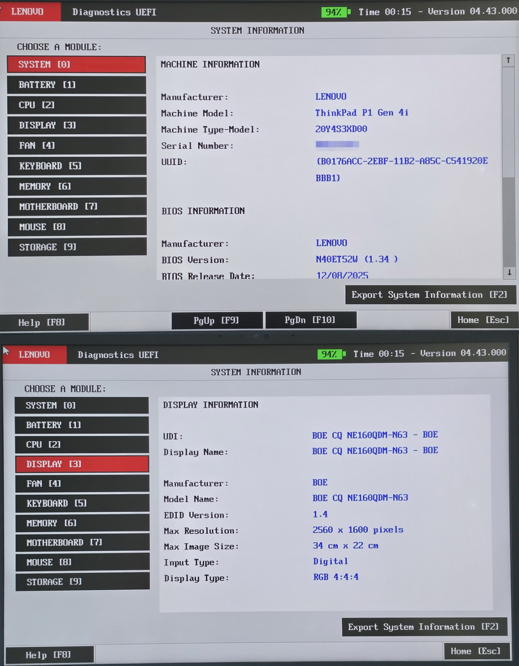 Lenovo ThinkPad P1 Gen 4 i7-11850H 16GB 16″ 2560×1600 NVIDIA RTX 3080 1TB SSD