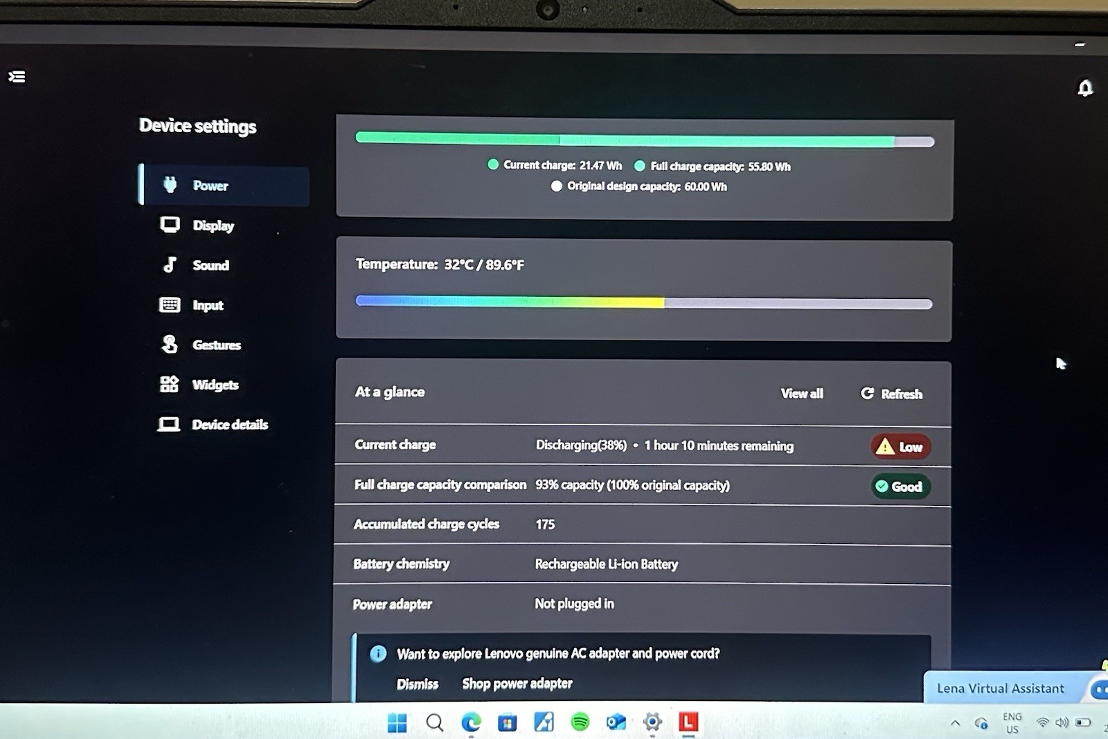 Lenovo LOQ 15 Gaming Laptop RTX 3050 6GB, i5-12450HX, 16GB RAM, 500GB SSD
