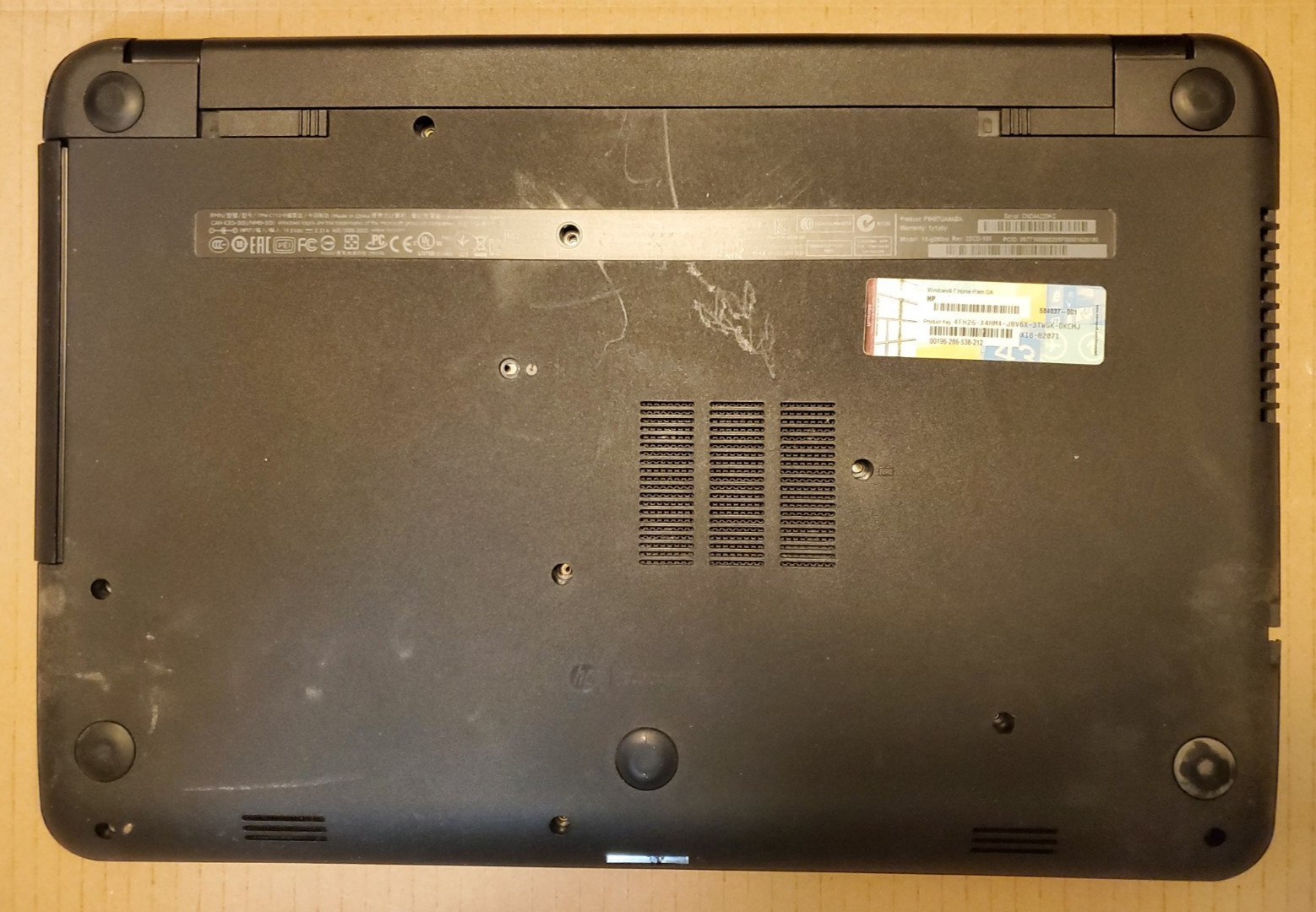 HP Notebook 15-g080nr – 15.6″ Laptop– AMD A6-6310 Quad-Core 1.80 GHz w/ Battery