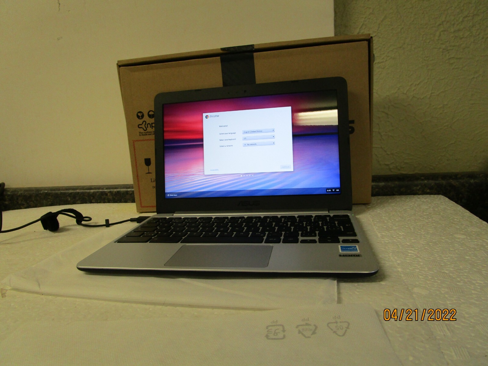 Asus C201P Chromebook – New Opened Box – BAD BATTERY
