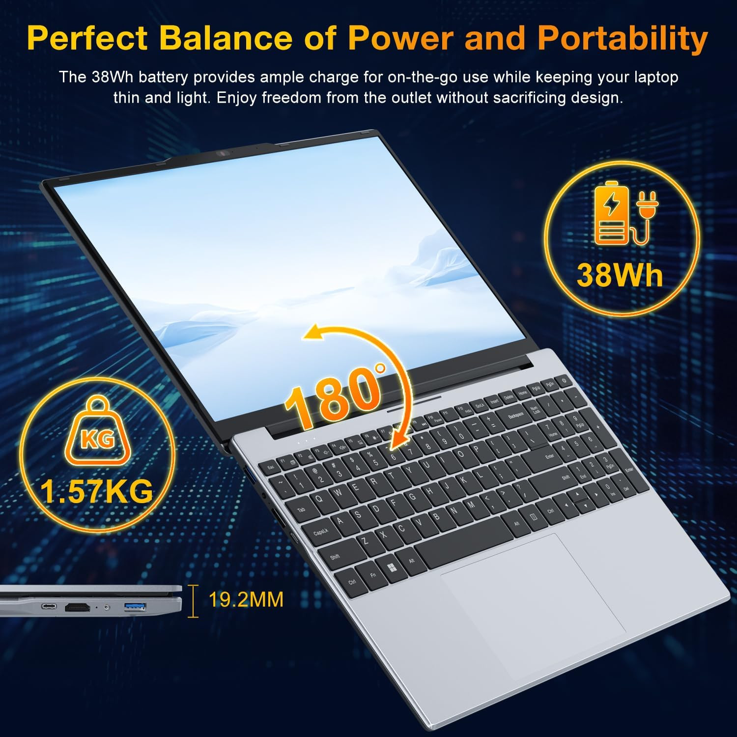 Laptop Computer 15.6 Inch, Compatible with Windows 11, Core Cpu(Beats Pentium, C