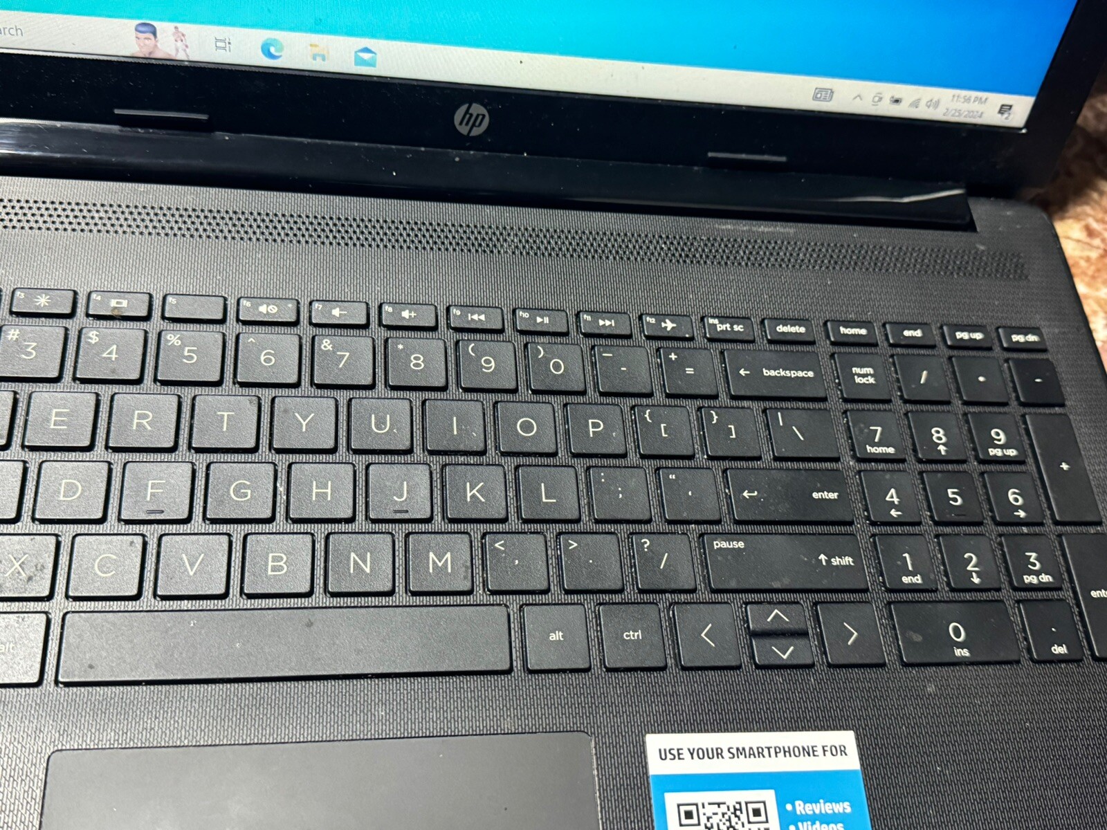 HP 15-DB0011DX 15.6″ Laptop Windows 10 Home AMD A6-9225 4GB Memory 1TB Working