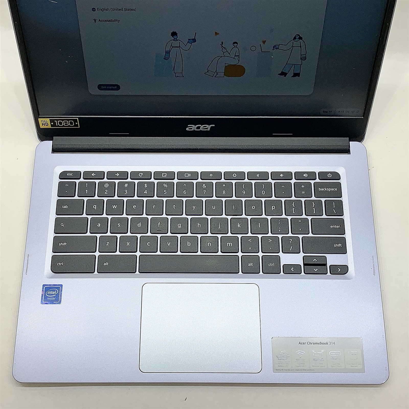 Acer ChromeBook CB314 Intel Celeron N4020 1.1GHZ 14″ FHD 4GB 64GB eMMC Chrome OS