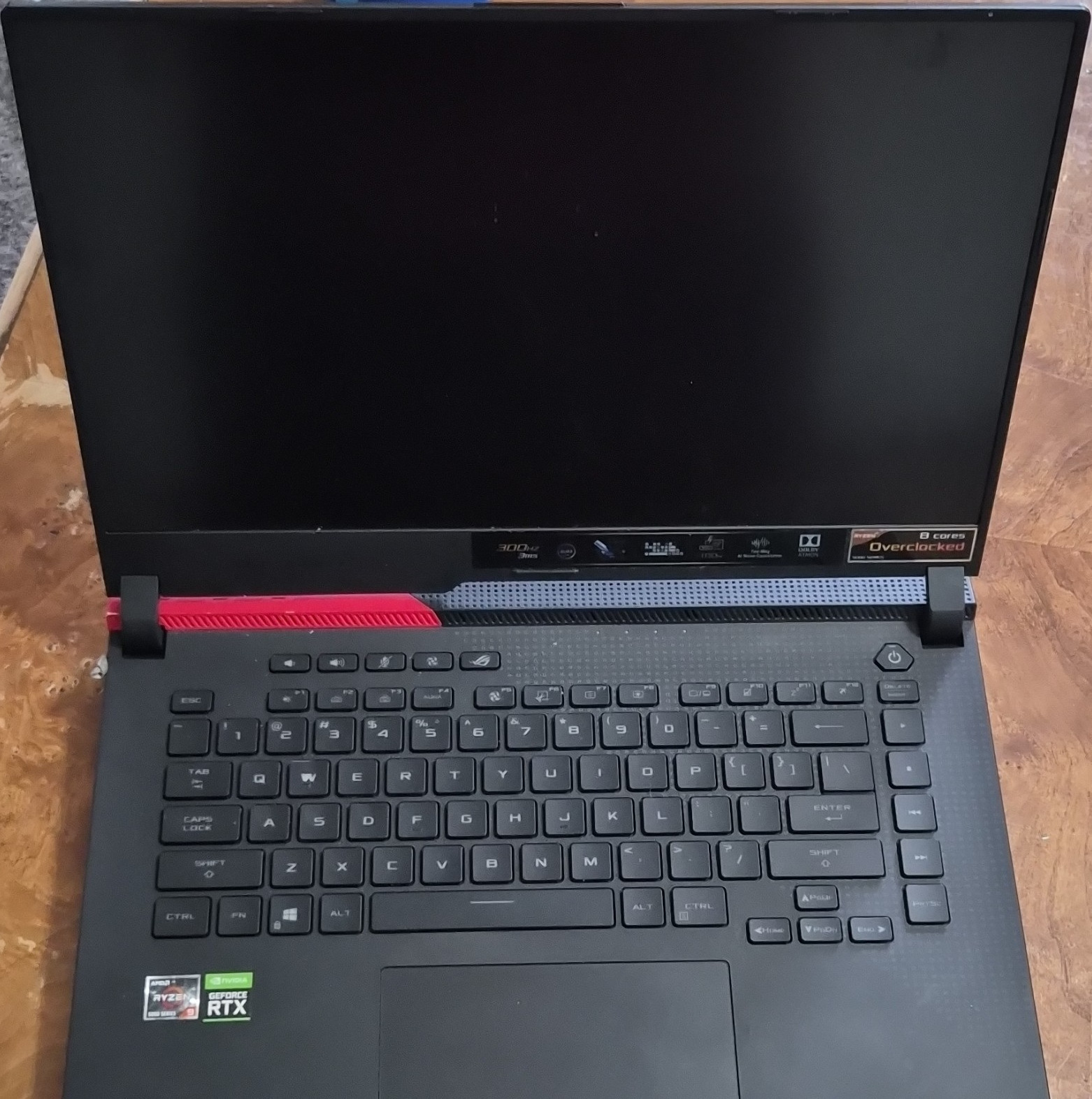 ASUS ROG Strix 15.6″ Gaming Laptop Ryzen 9 5000 RTX 300Hz Black/Red